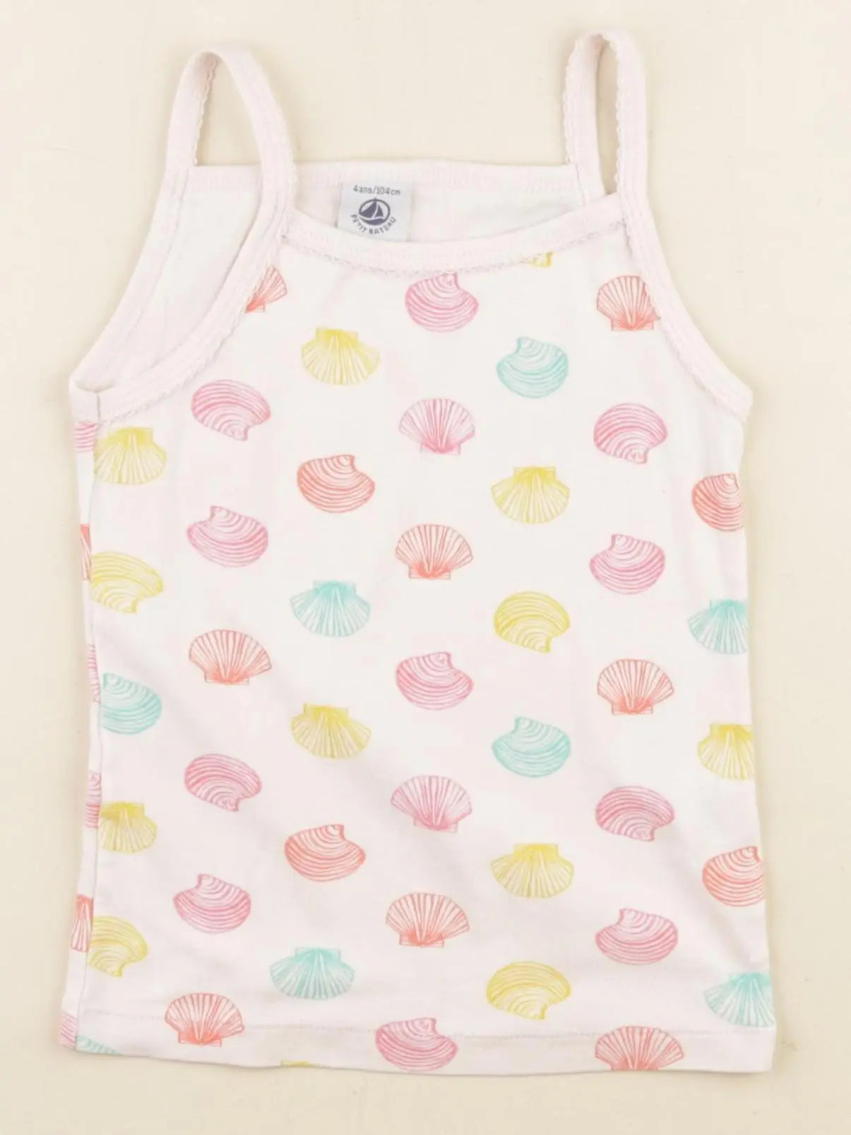 Petit Bateau - maillot de corps multicolore - 4 ans