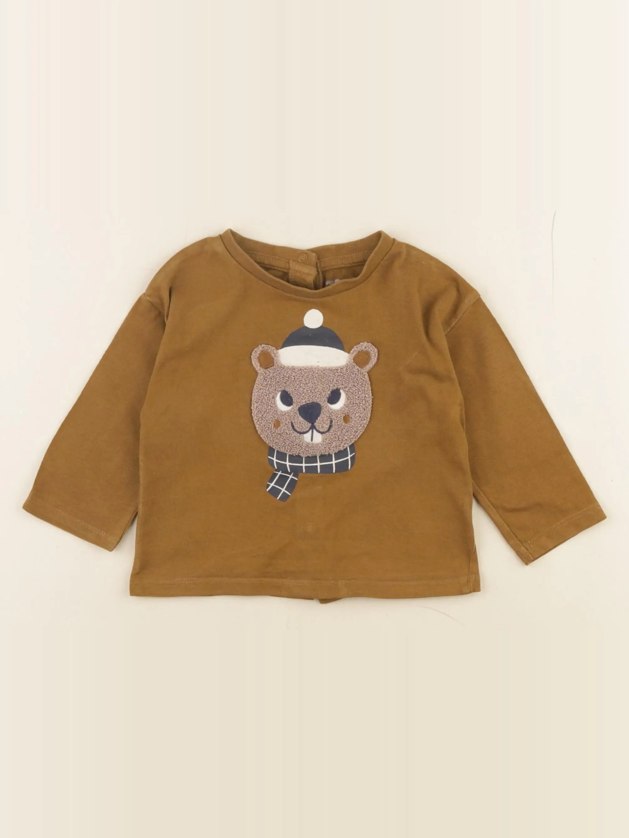 Vertbaudet - tee-shirt vert - 9 mois