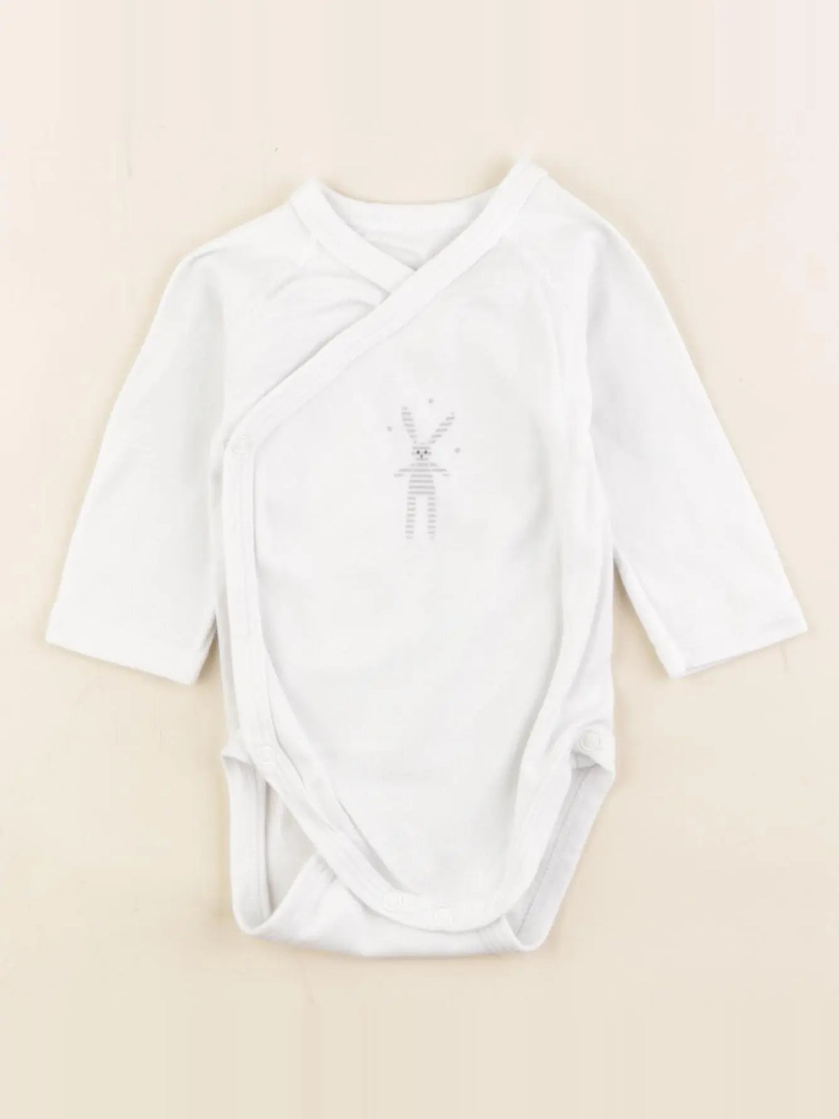 Petit Bateau - body blanc - 3 mois