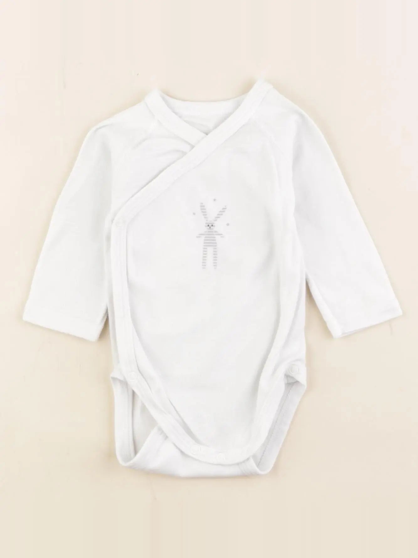 Petit Bateau - body blanc - 3 mois