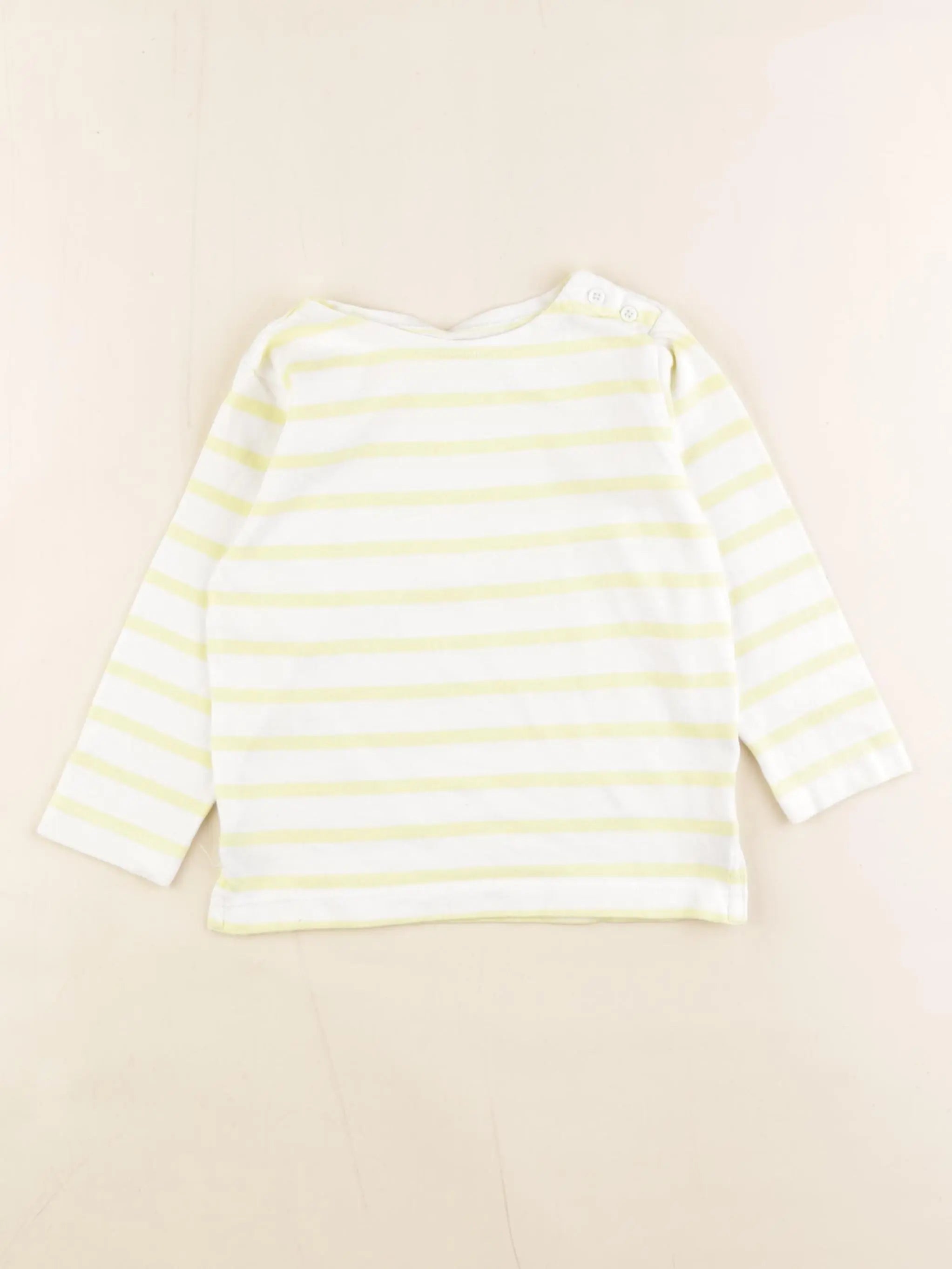 Boutchou - tee-shirt blanc, jaune - 36 mois
