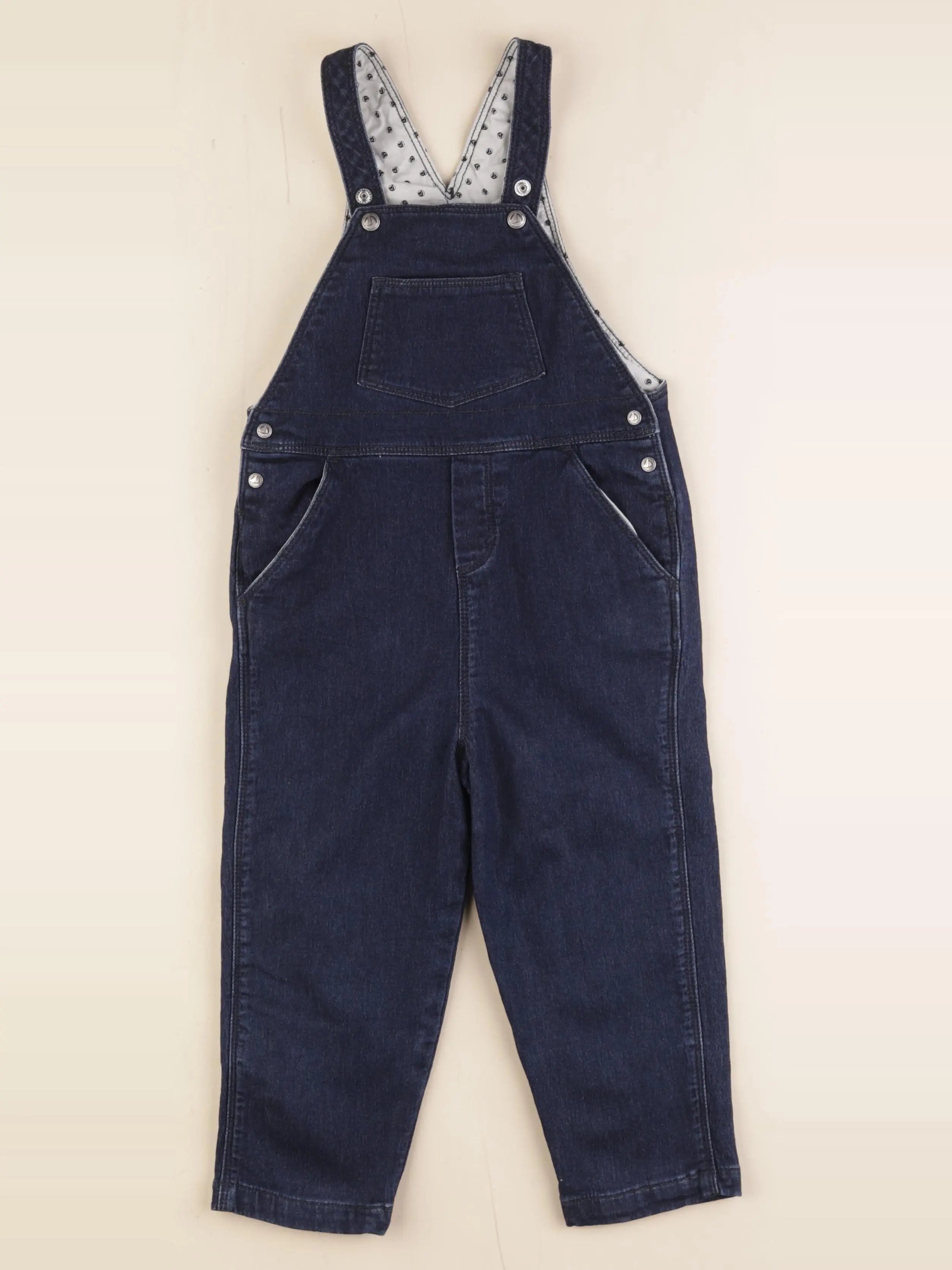 Petit Bateau - salopette bleu - 36 mois