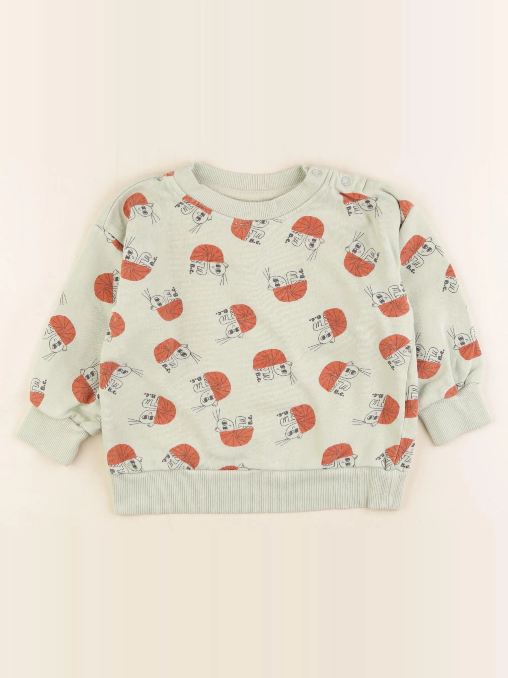 Bobo Choses - sweat vert - 18 mois