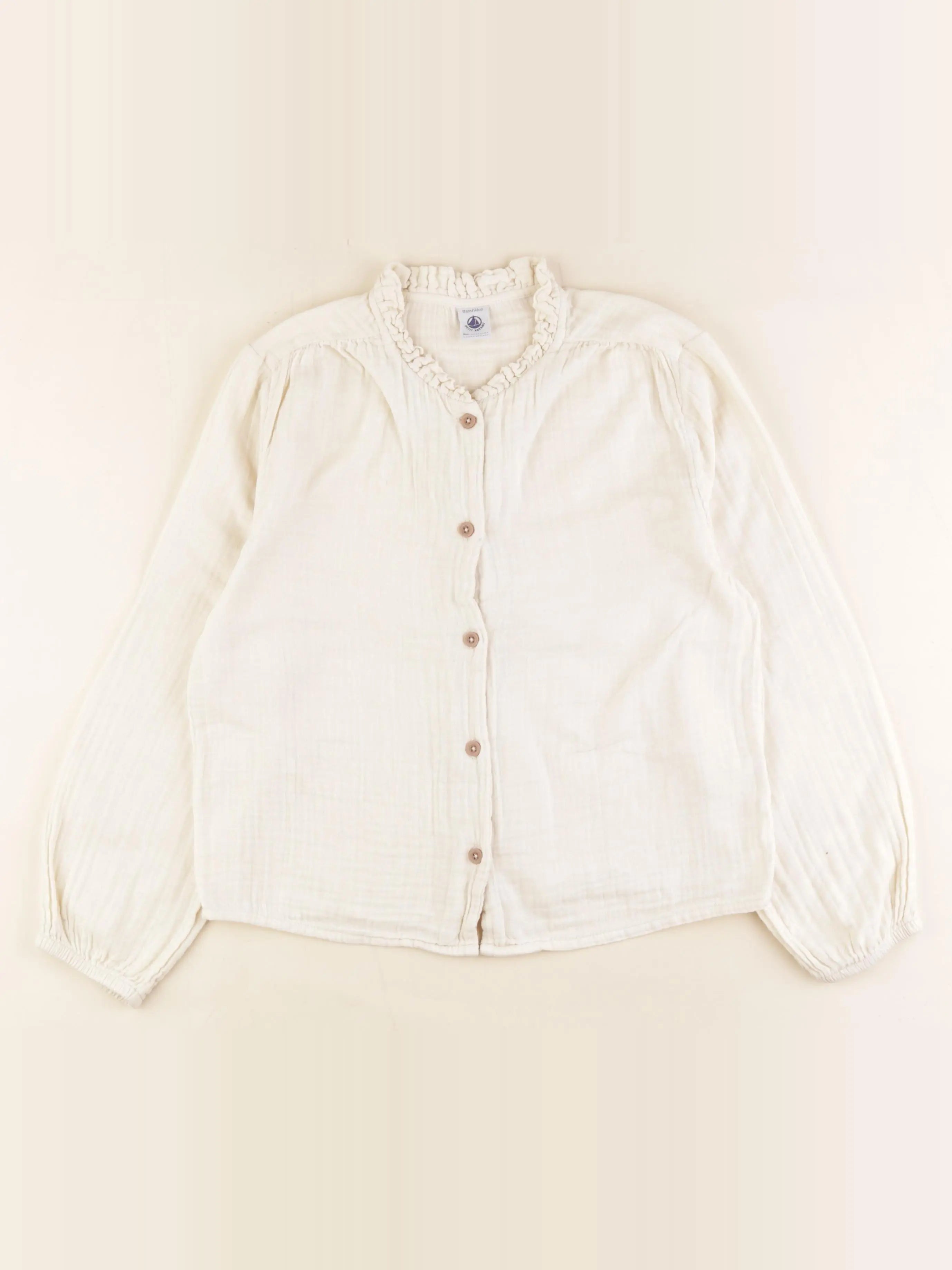 Petit Bateau - blouse beige - 10 ans