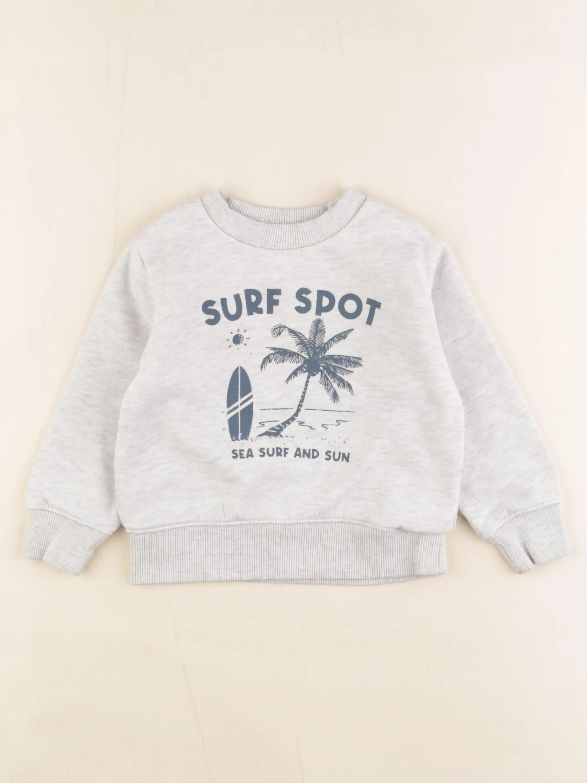 Vertbaudet - sweat gris - 3 ans