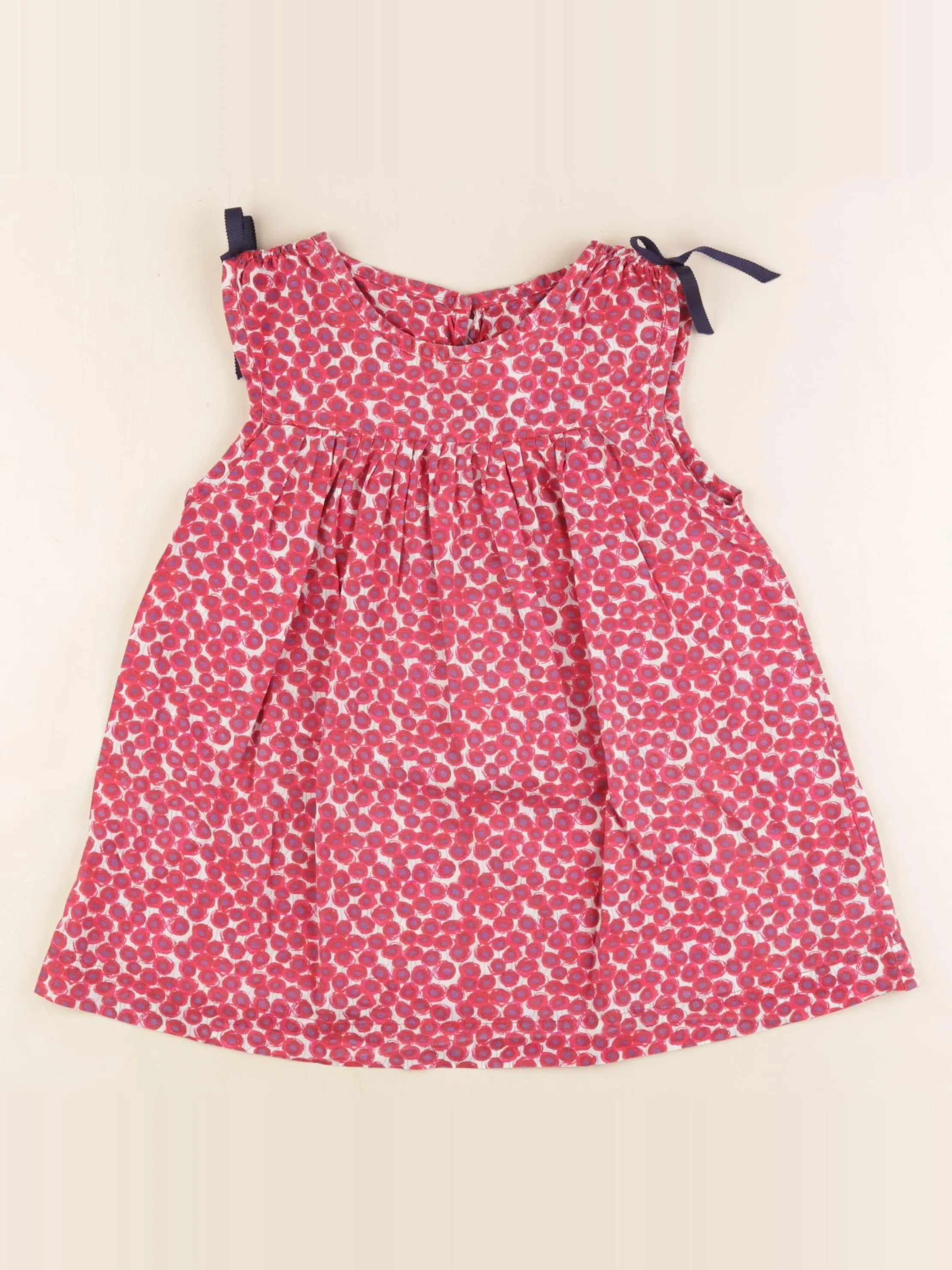 Jacadi - blouse rouge, violet - 8 ans