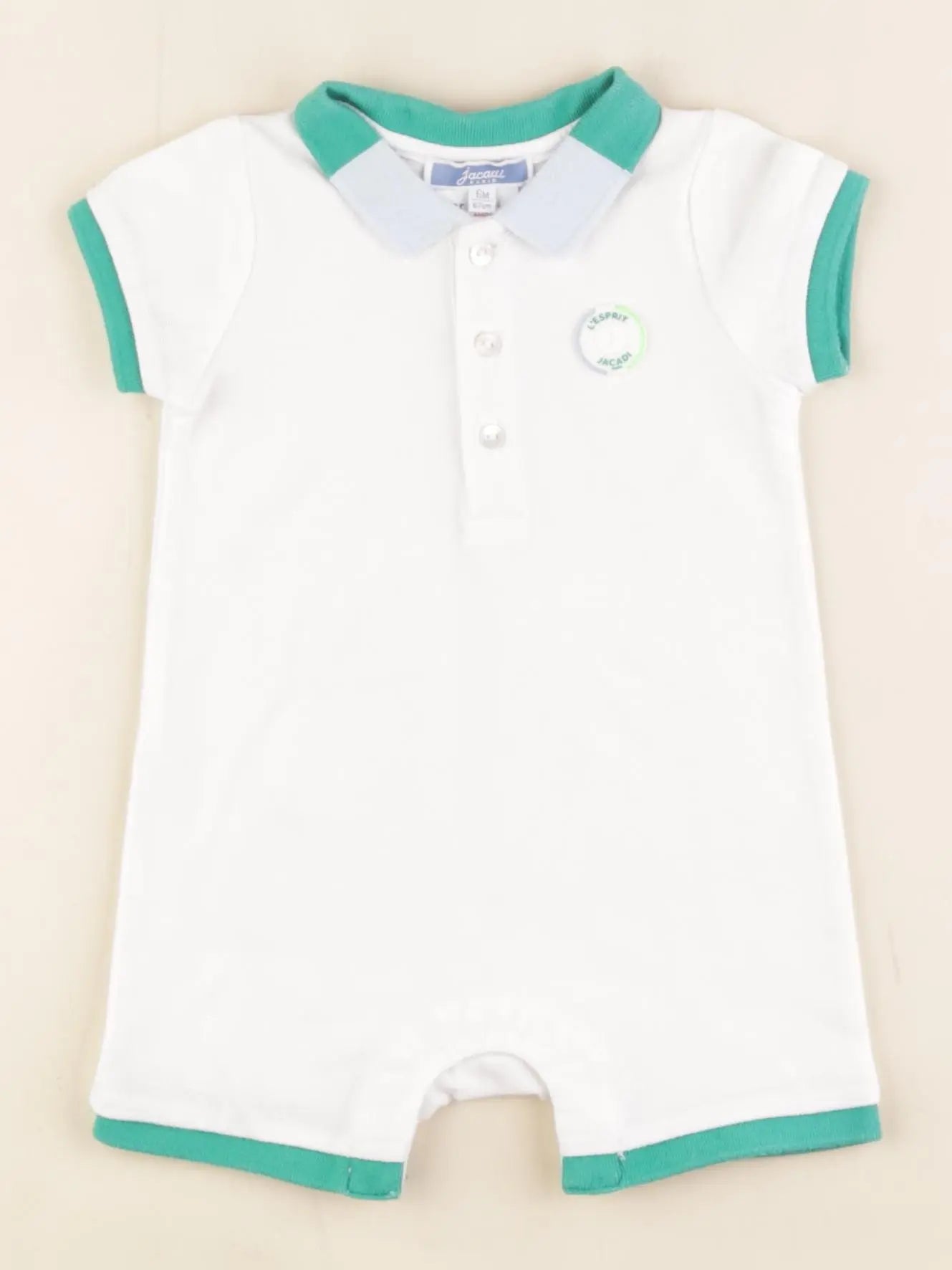 Jacadi - combinaison blanc - 6 mois
