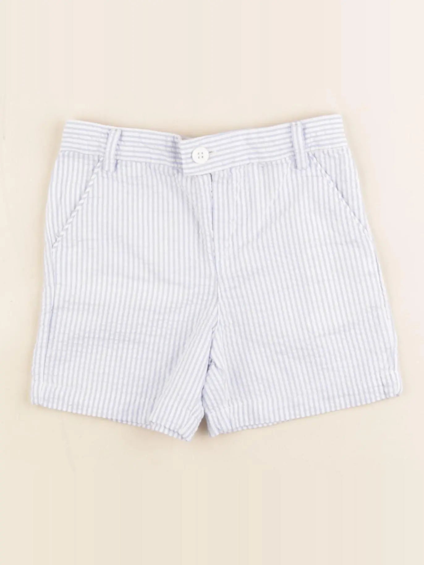 Jacadi - short blanc, bleu - 18 mois