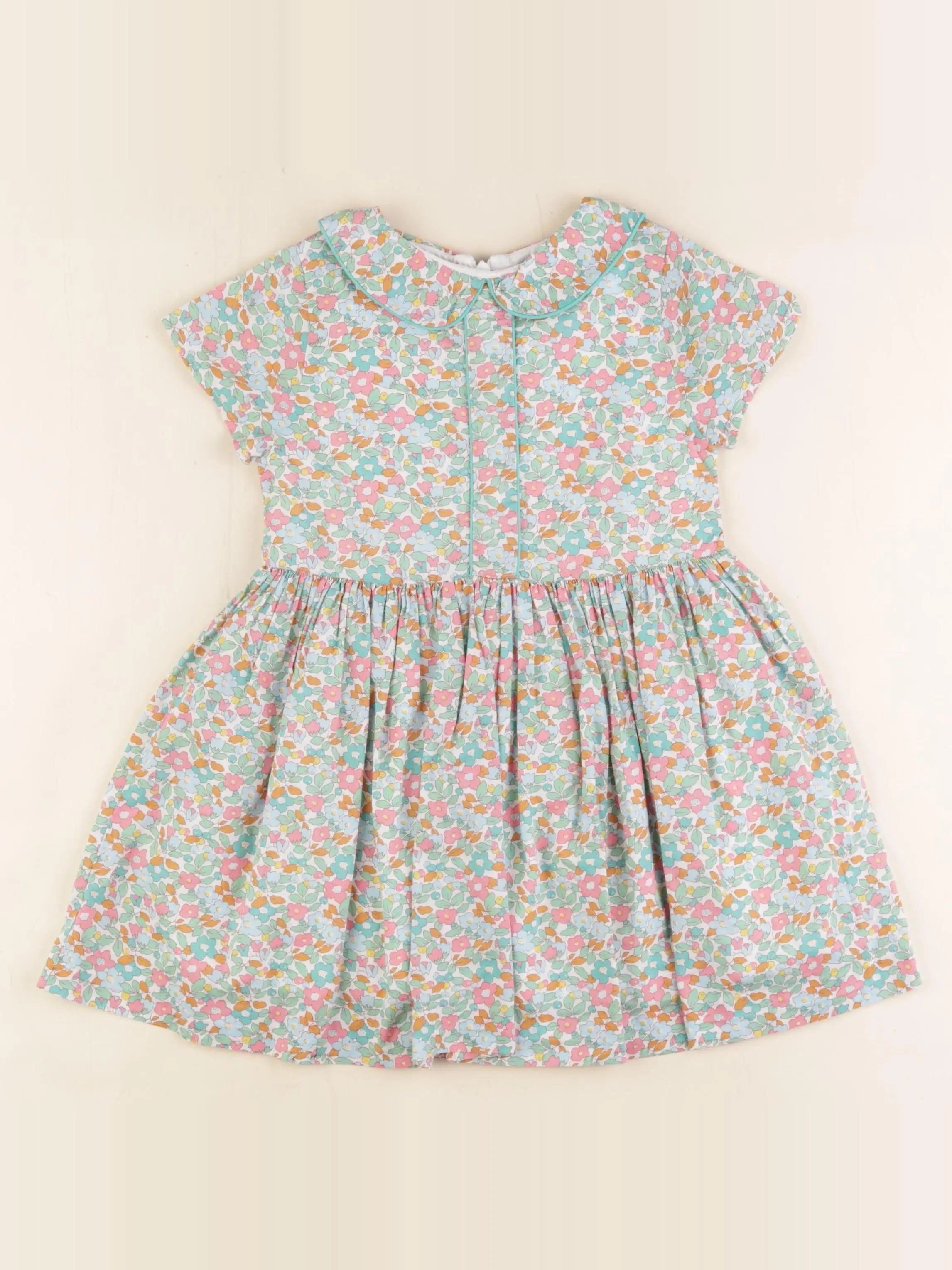 Jacadi - robe liberty multicolore - 4 ans
