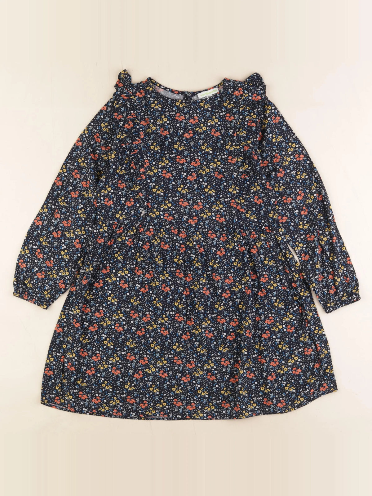 Vertbaudet - robe multicolore - 8 ans