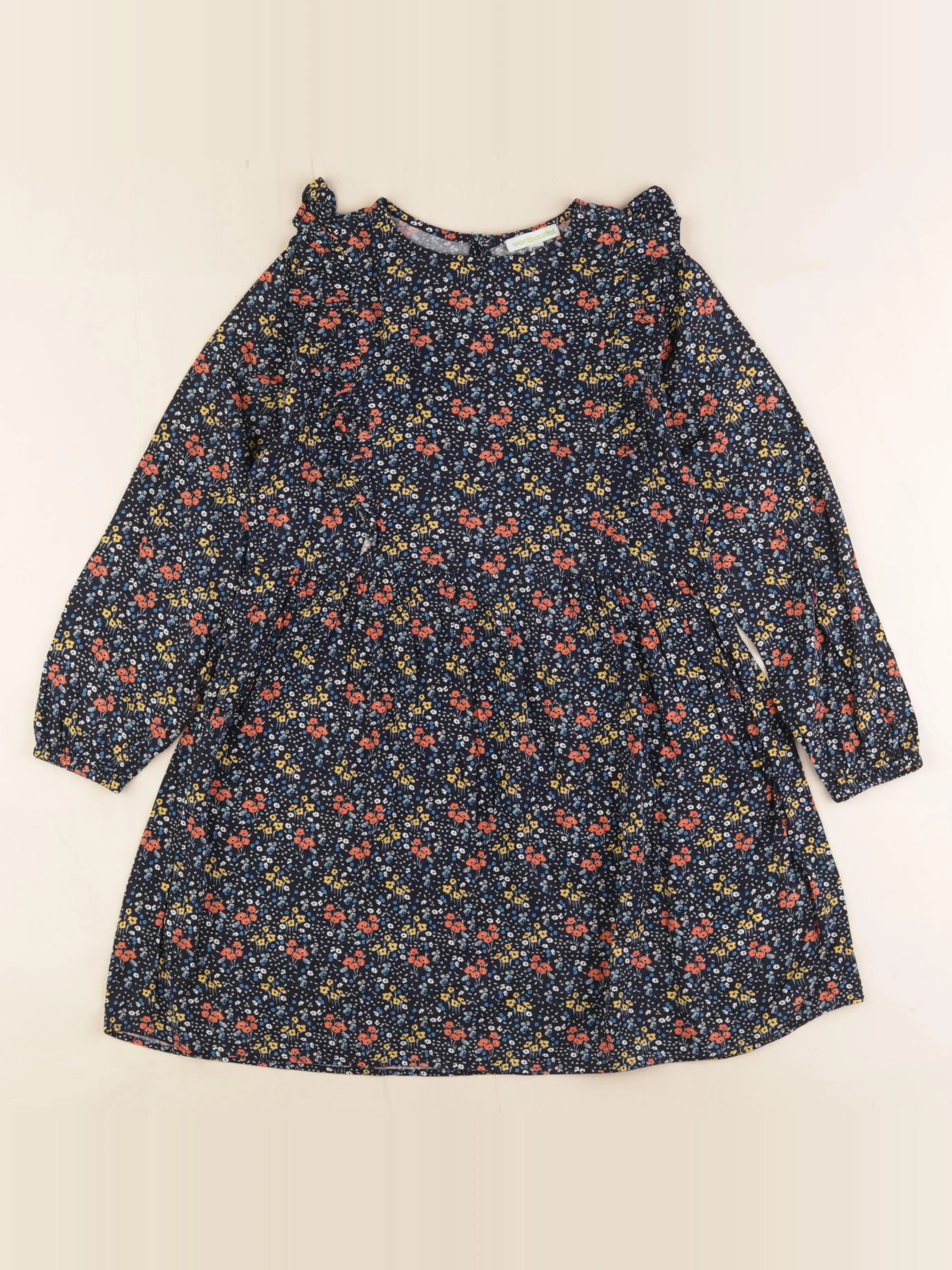 Vertbaudet - robe multicolore - 8 ans