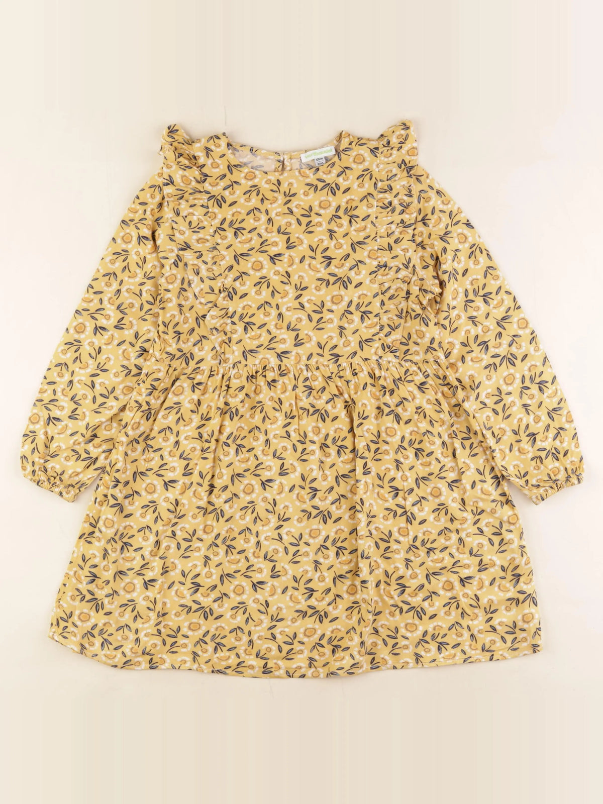 Vertbaudet - robe jaune - 8 ans