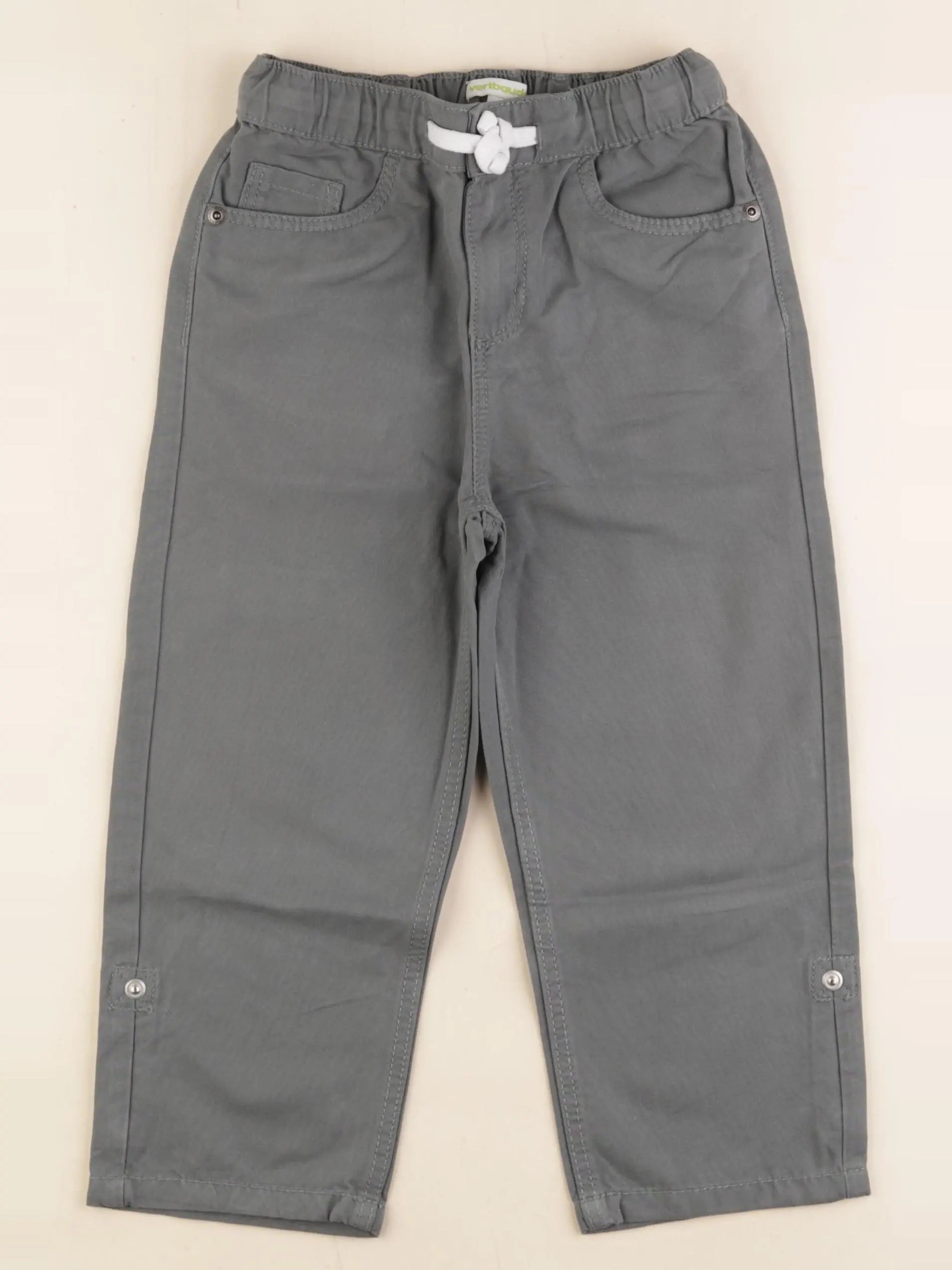 Vertbaudet - pantacourt vert - 8 ans