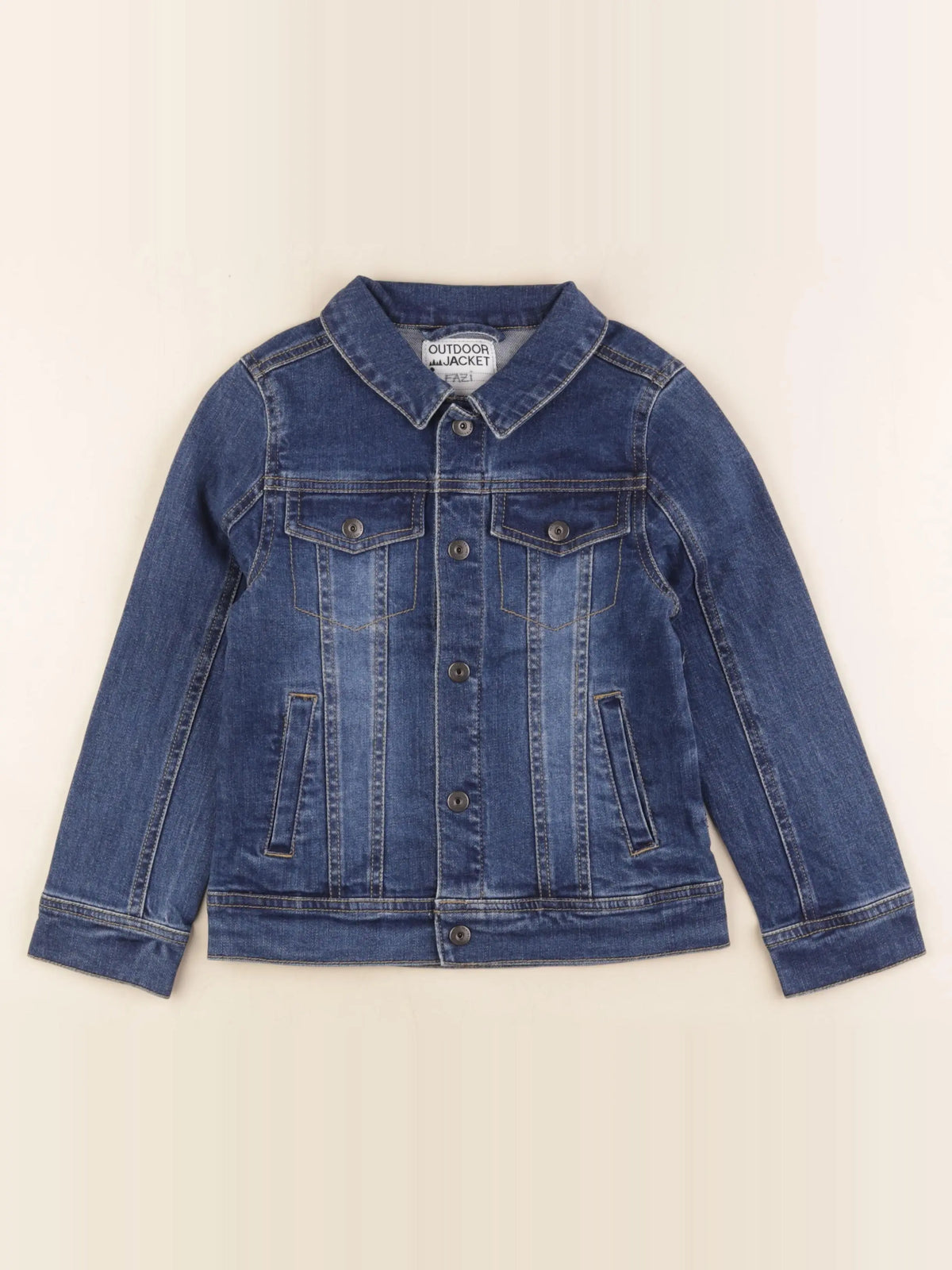 Vertbaudet - veste bleu - 6 ans