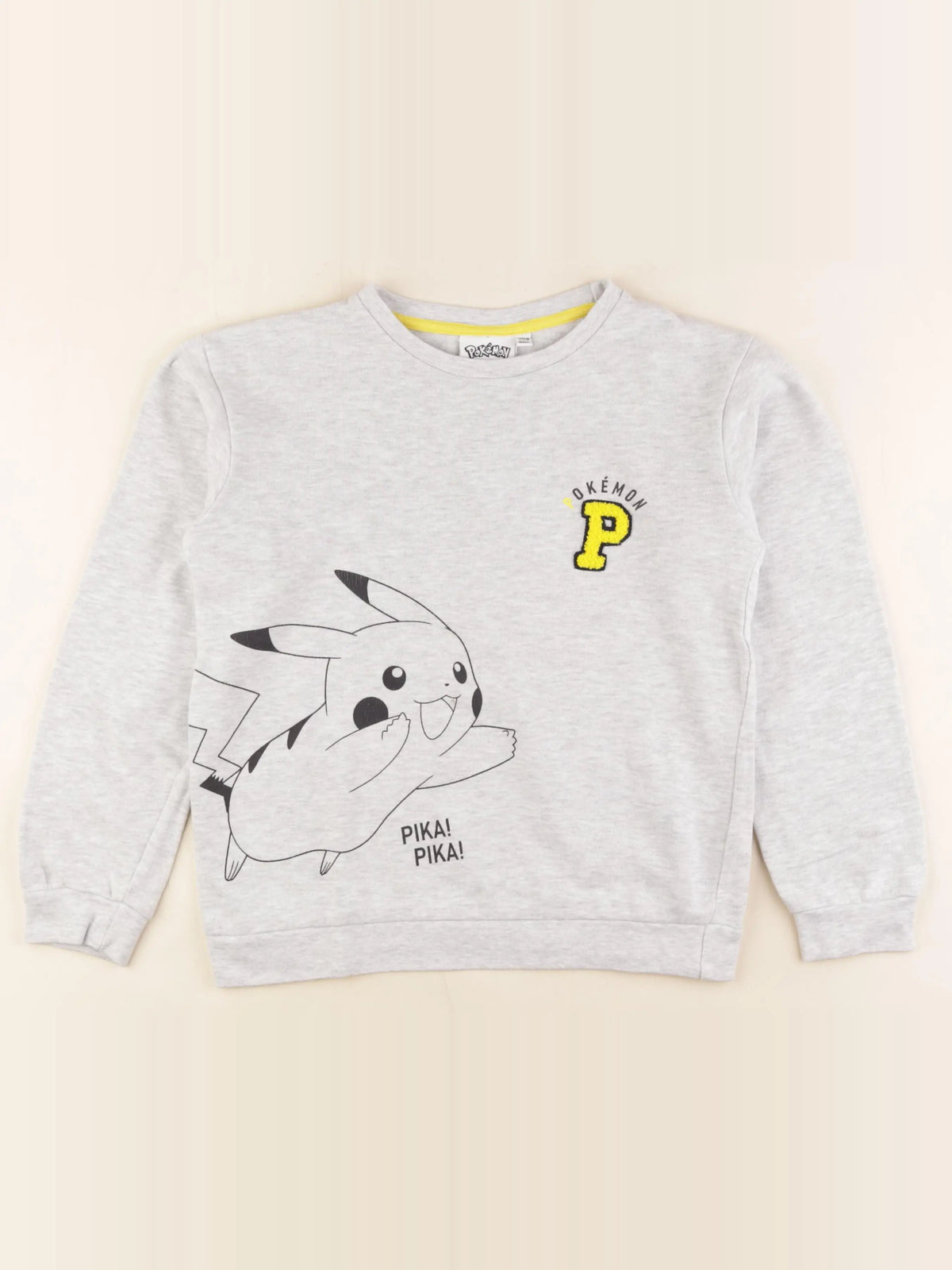 Vertbaudet - sweat gris - 10 ans