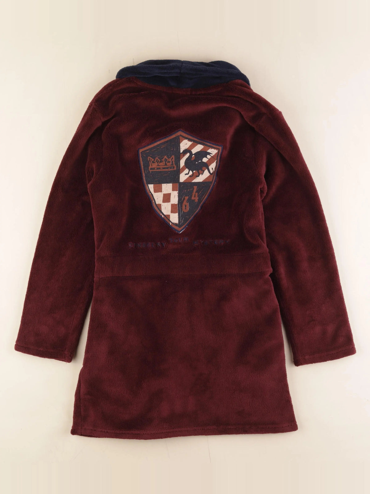 Vertbaudet - robe de chambre rouge, bleu - 10 ans