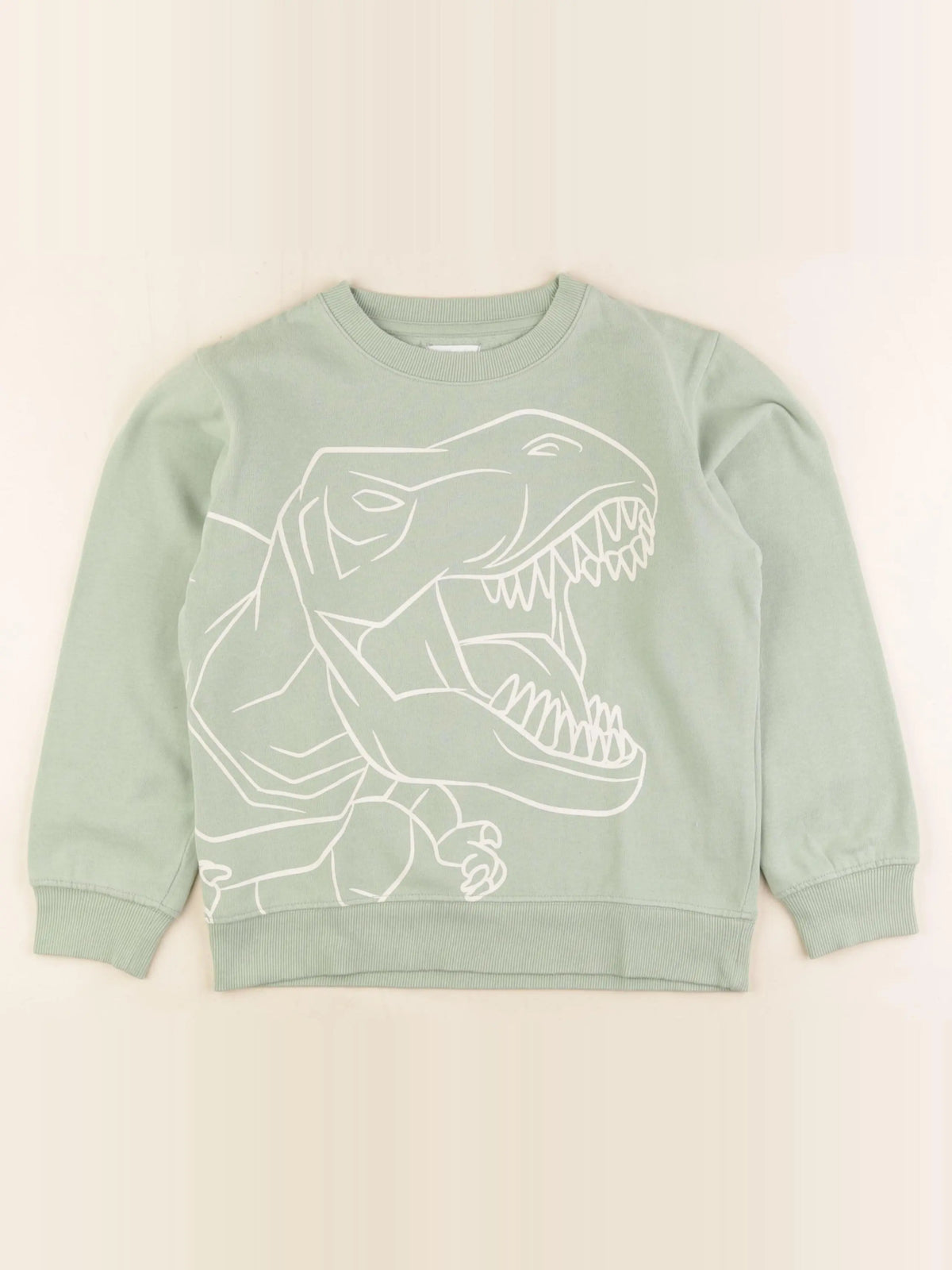 Vertbaudet - sweat vert - 10 ans
