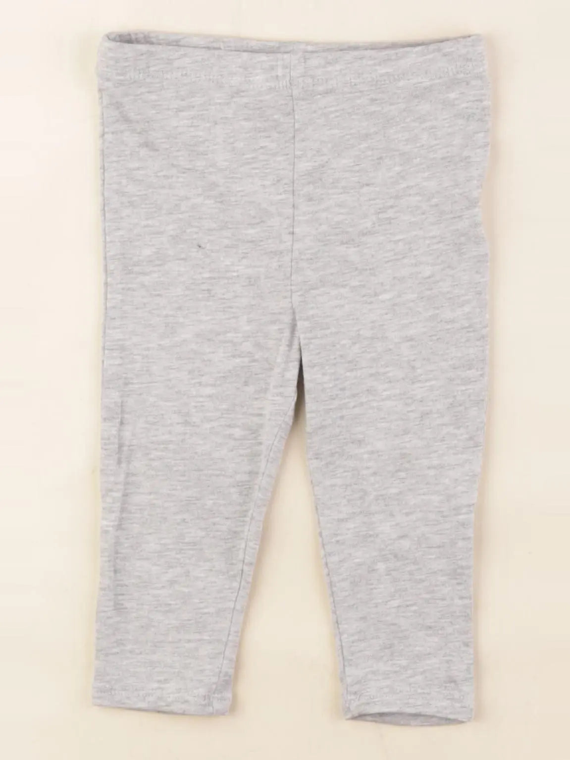 Vertbaudet - legging gris - 9 mois
