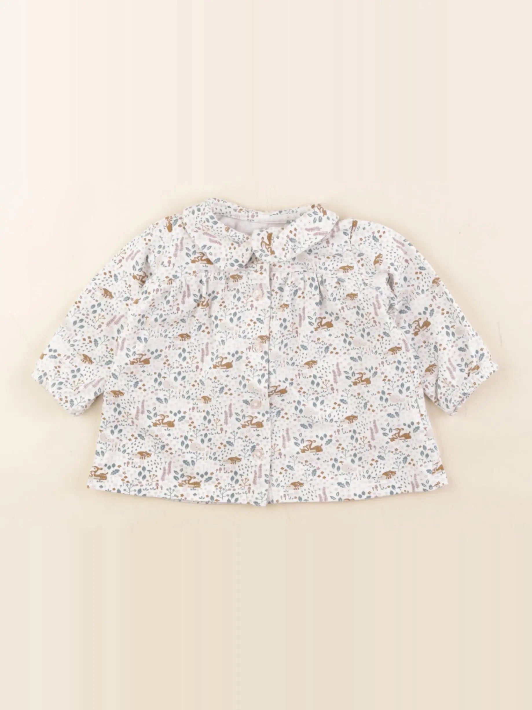 Vertbaudet - tee-shirt multicolore - 3 mois