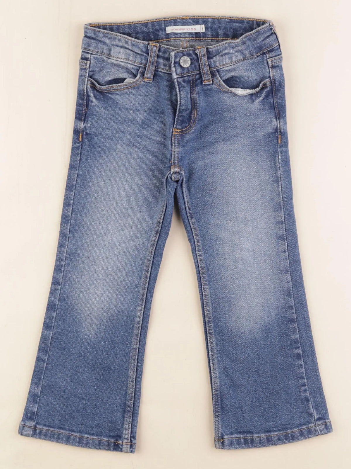 Monoprix - jean bleu - 4 ans