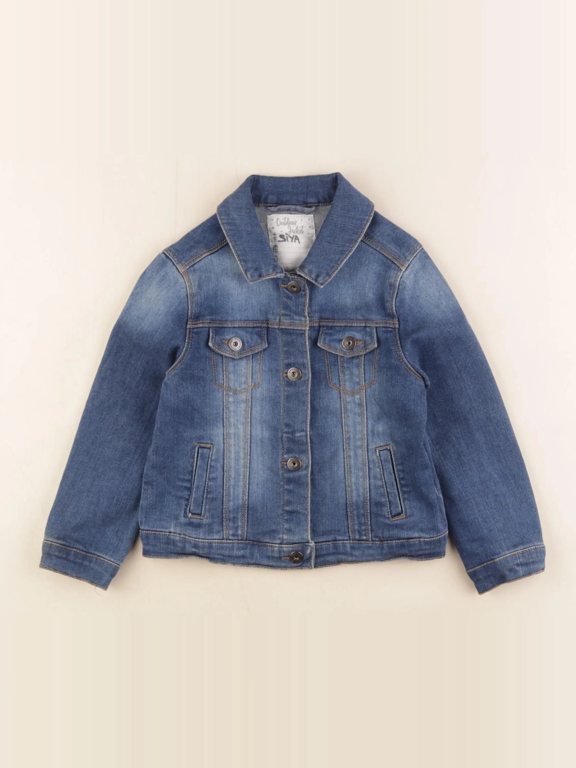Vertbaudet - veste bleu - 4 ans