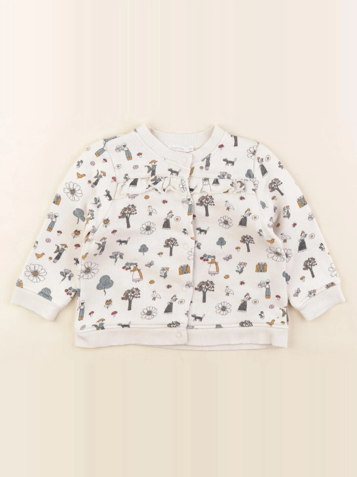 Boutchou - sweat beige - 12 mois