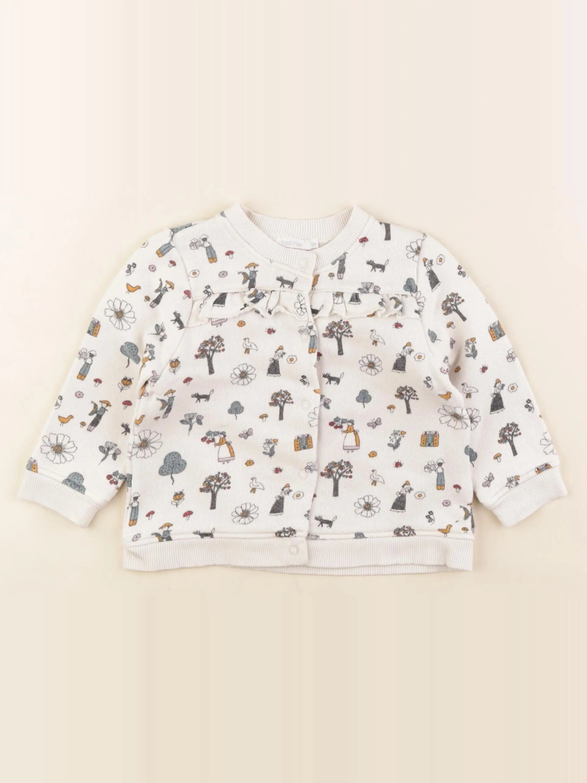 Boutchou - sweat beige - 12 mois