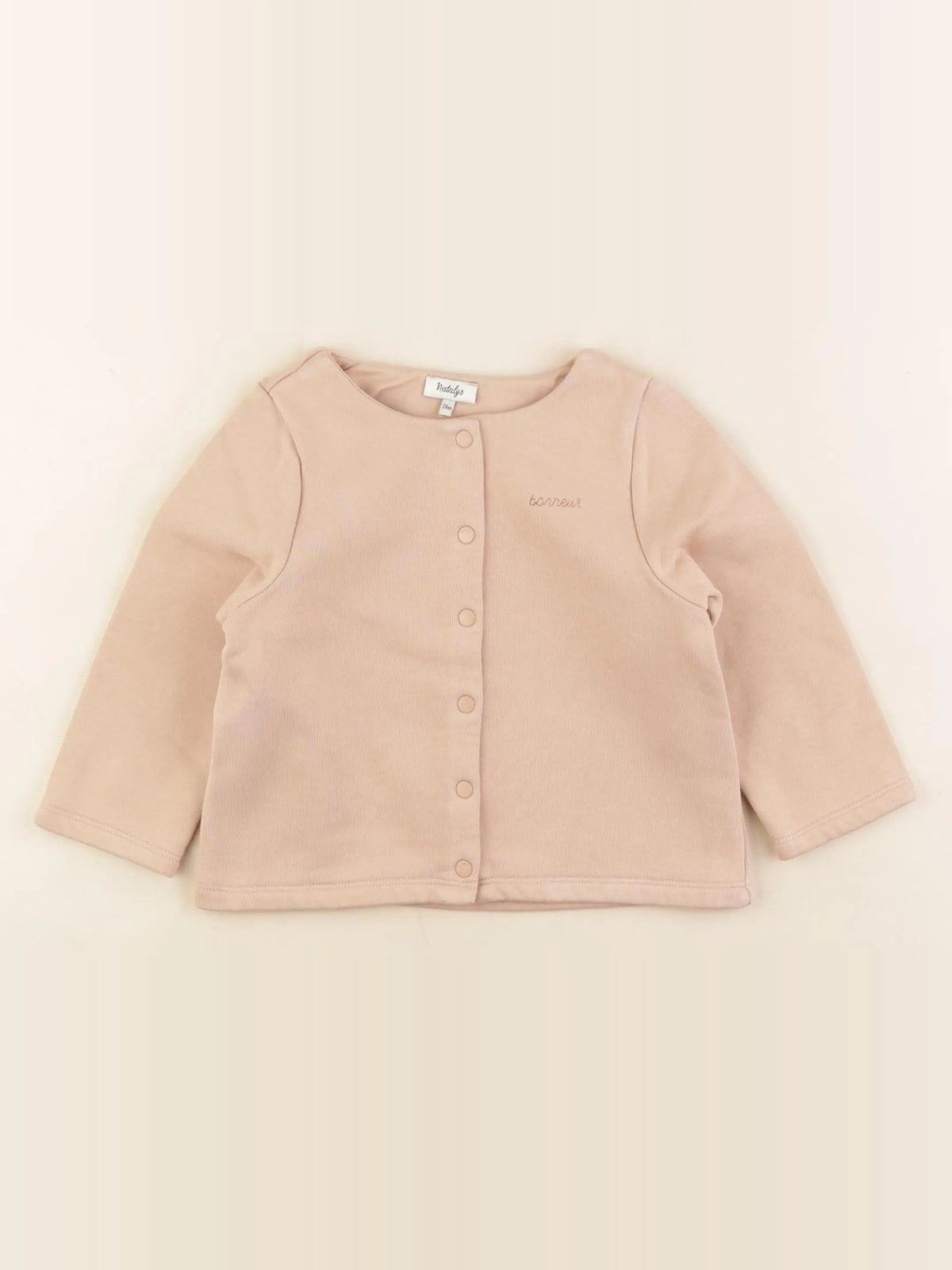 Natalys - sweat rose - 24 mois