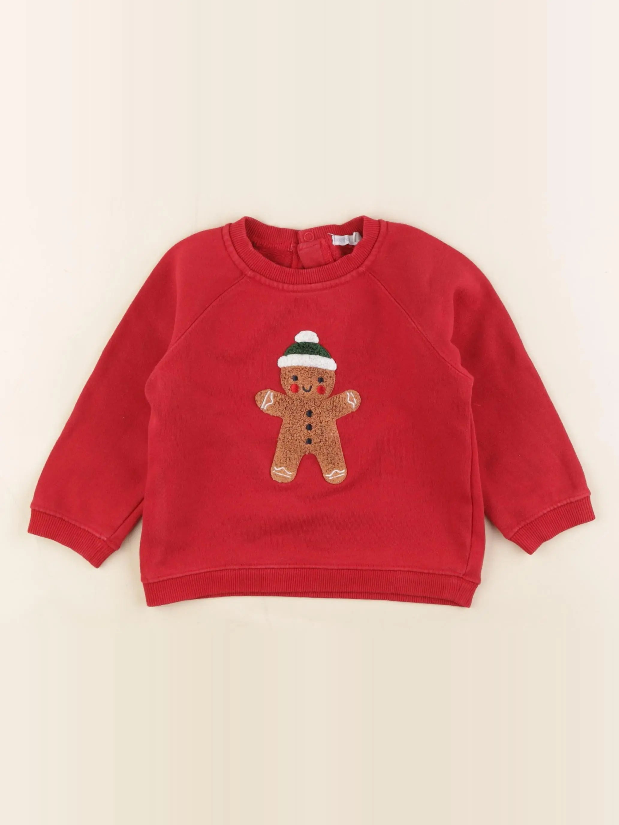 Boutchou - sweat rouge - 24 mois