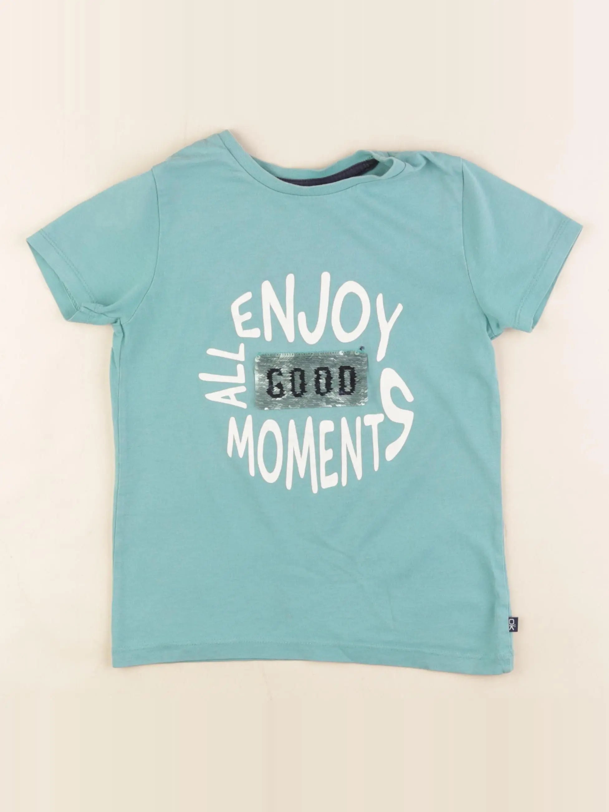 Okaidi - tee-shirt vert - 6 ans