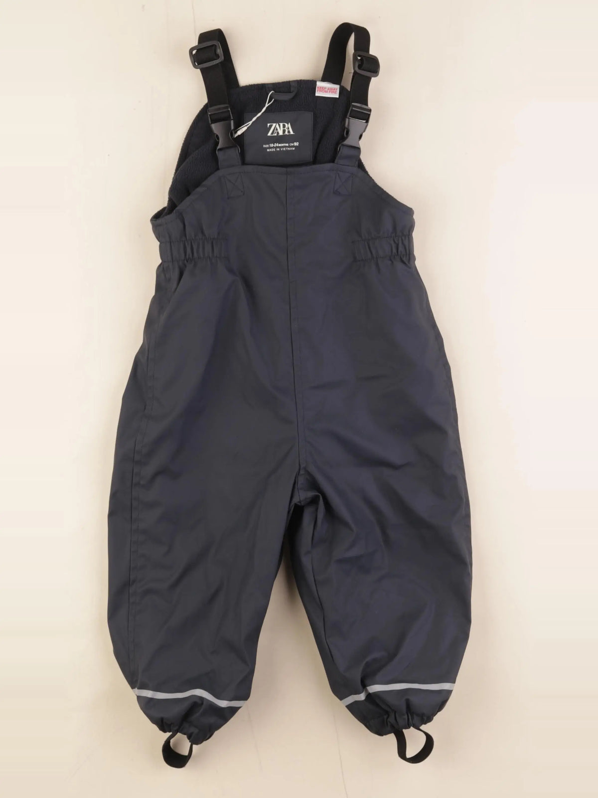 Zara - combinaison de pluie doublé bleu - 18/24 mois