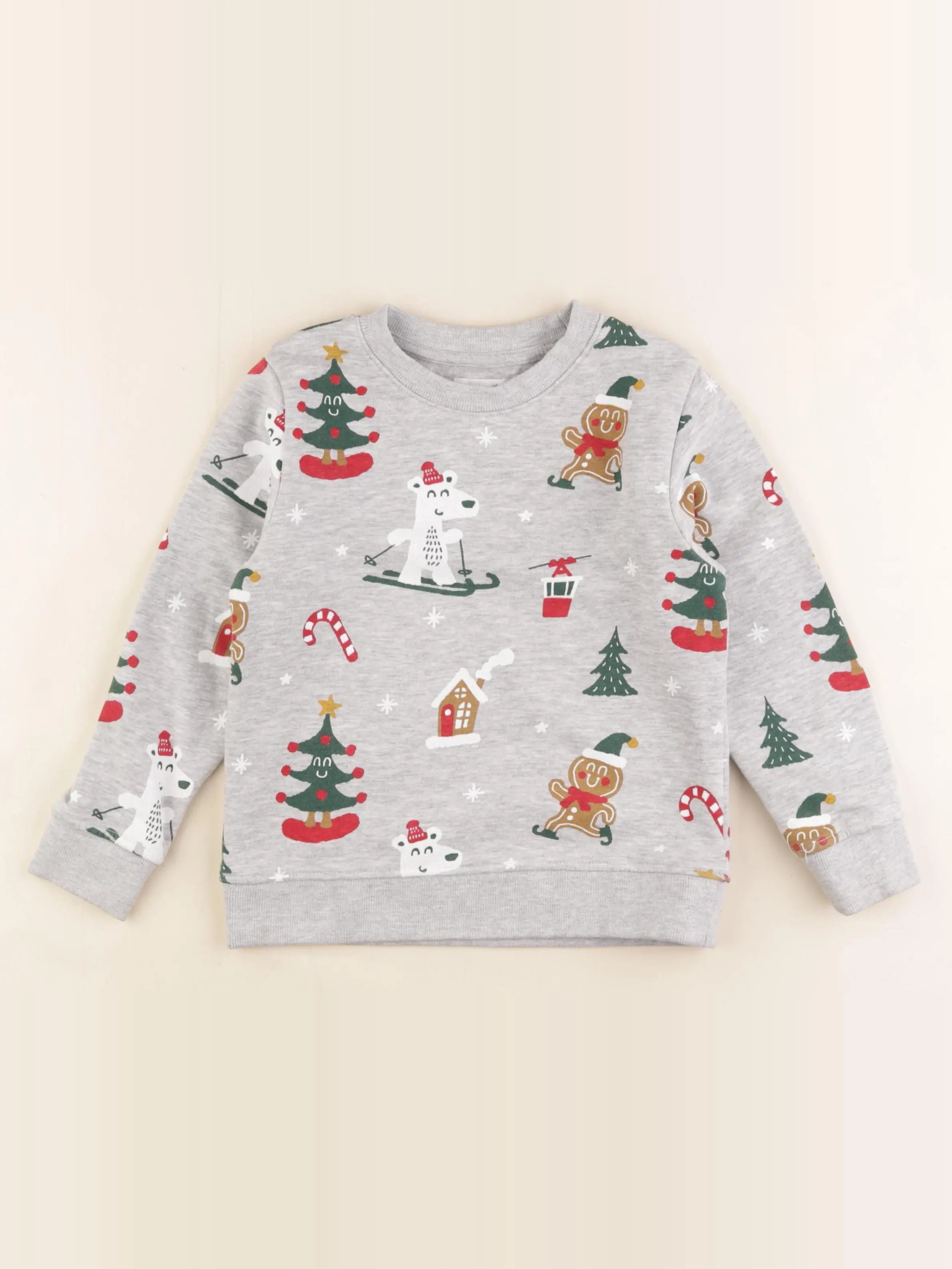 Vertbaudet - sweat gris - 5 ans