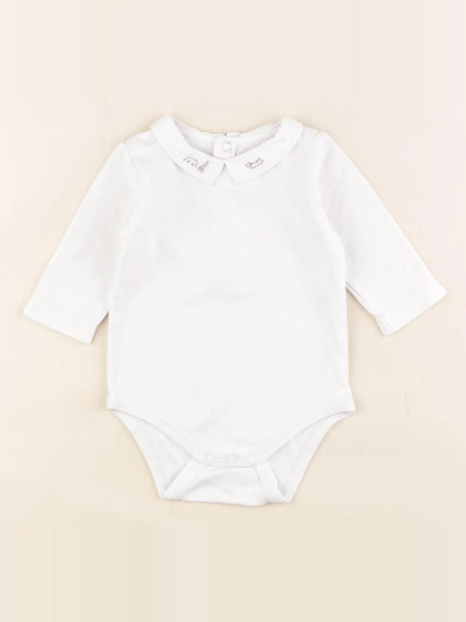 Jacadi - body à col blanc - 3 mois