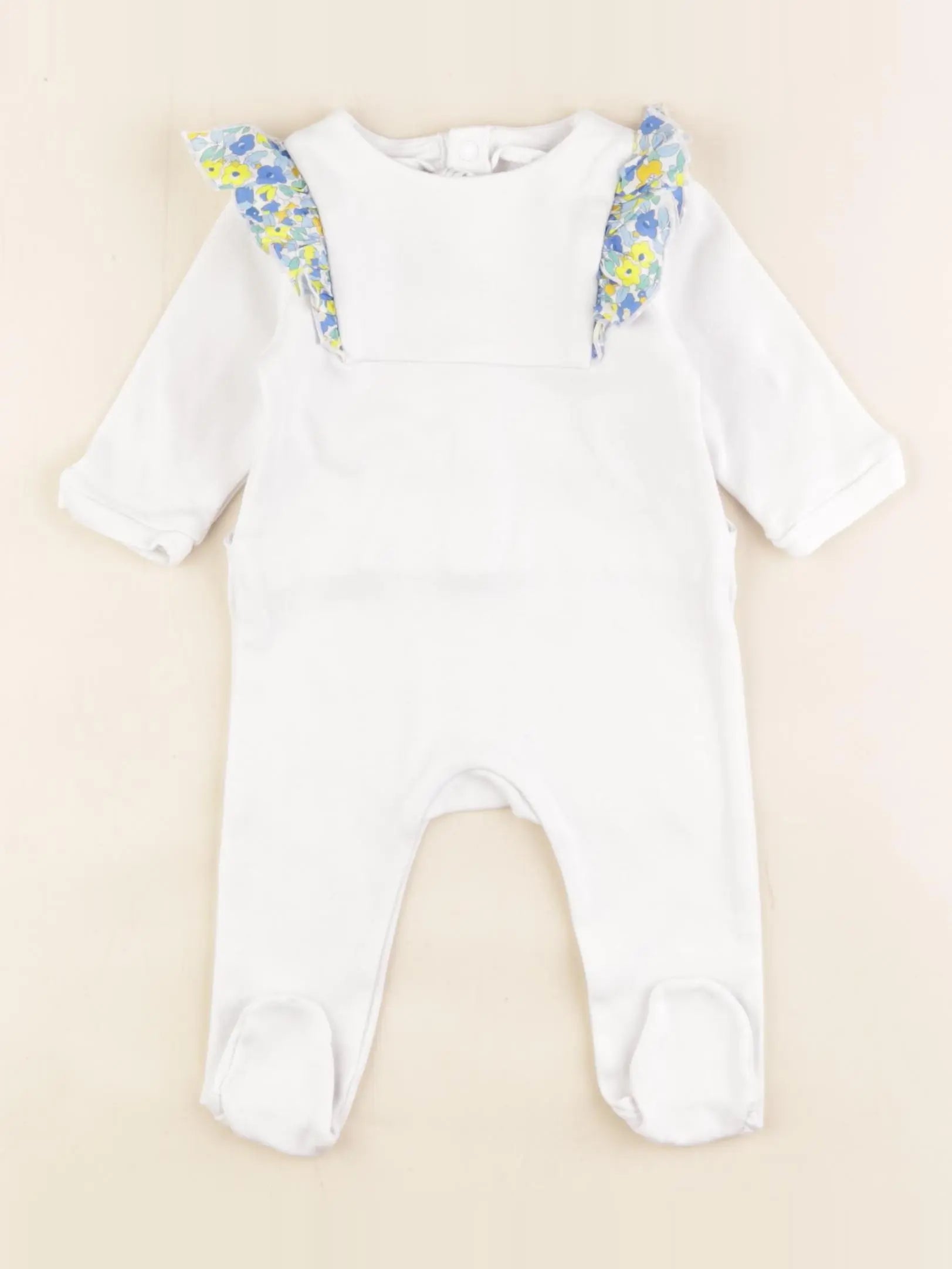 Jacadi - pyjama coton blanc - 3 mois