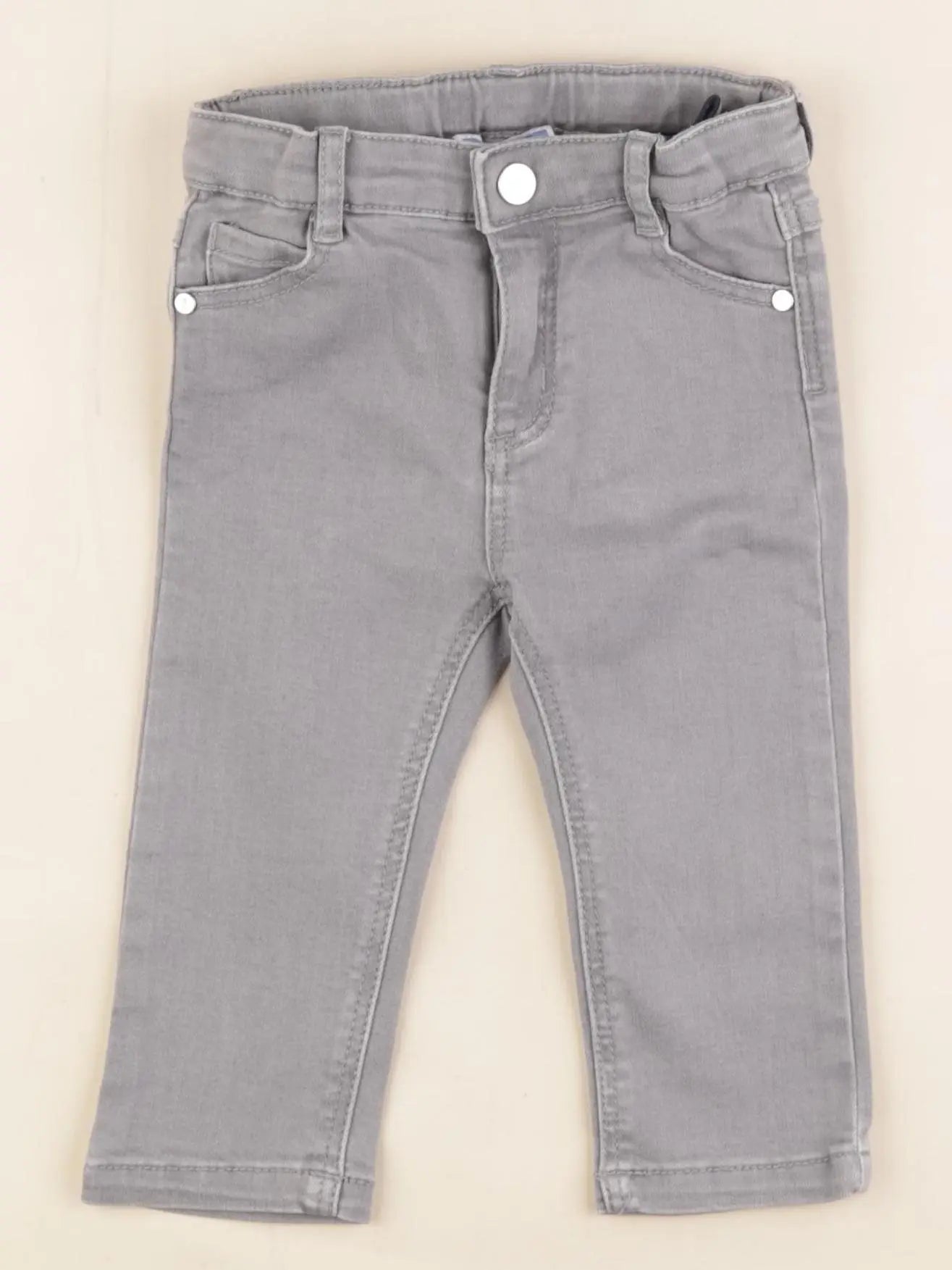 Jacadi - jean gris - 12 mois