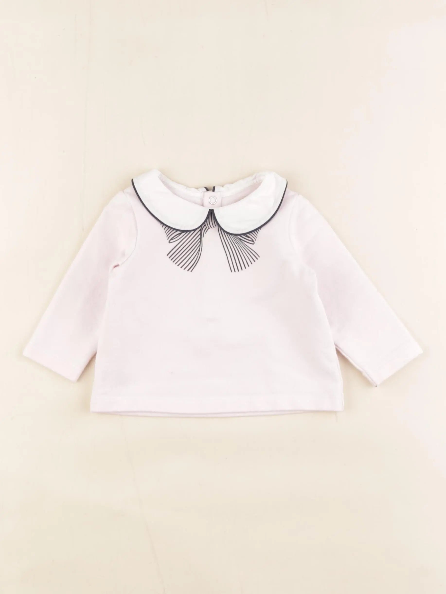 Jacadi - sweat rose - 6 mois