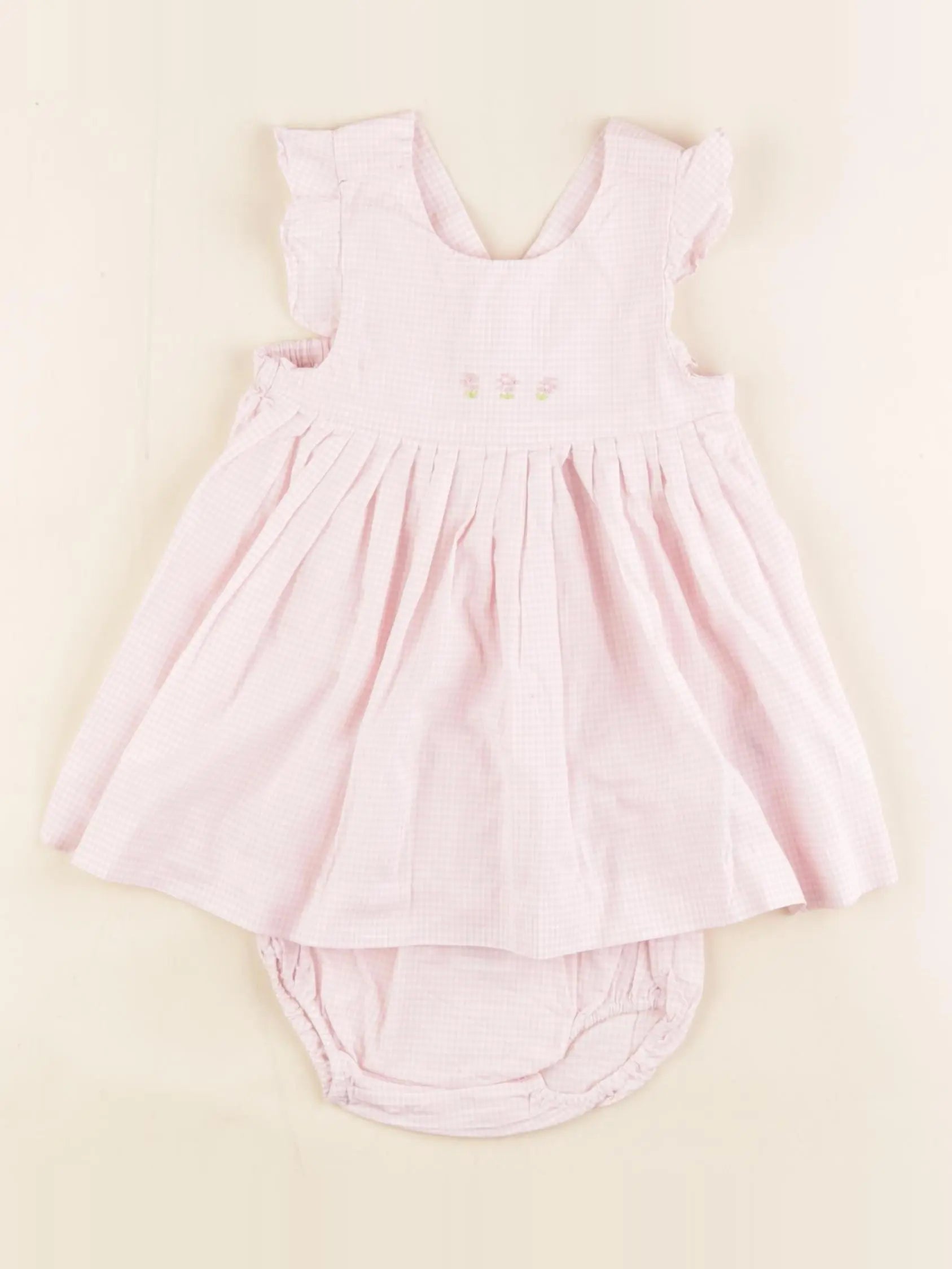 Jacadi - robe rose - 3 mois