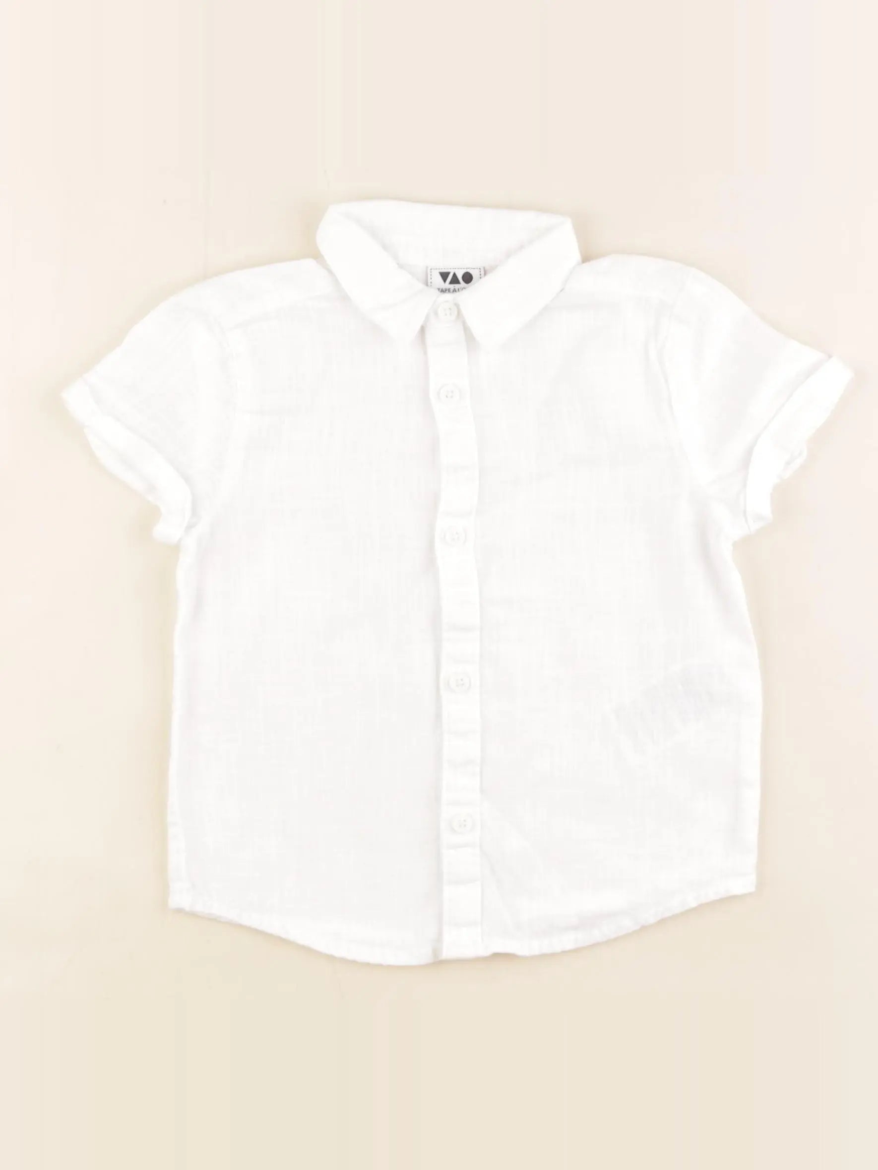 Tape à l'oeil - chemise blanc - 2/3 ans