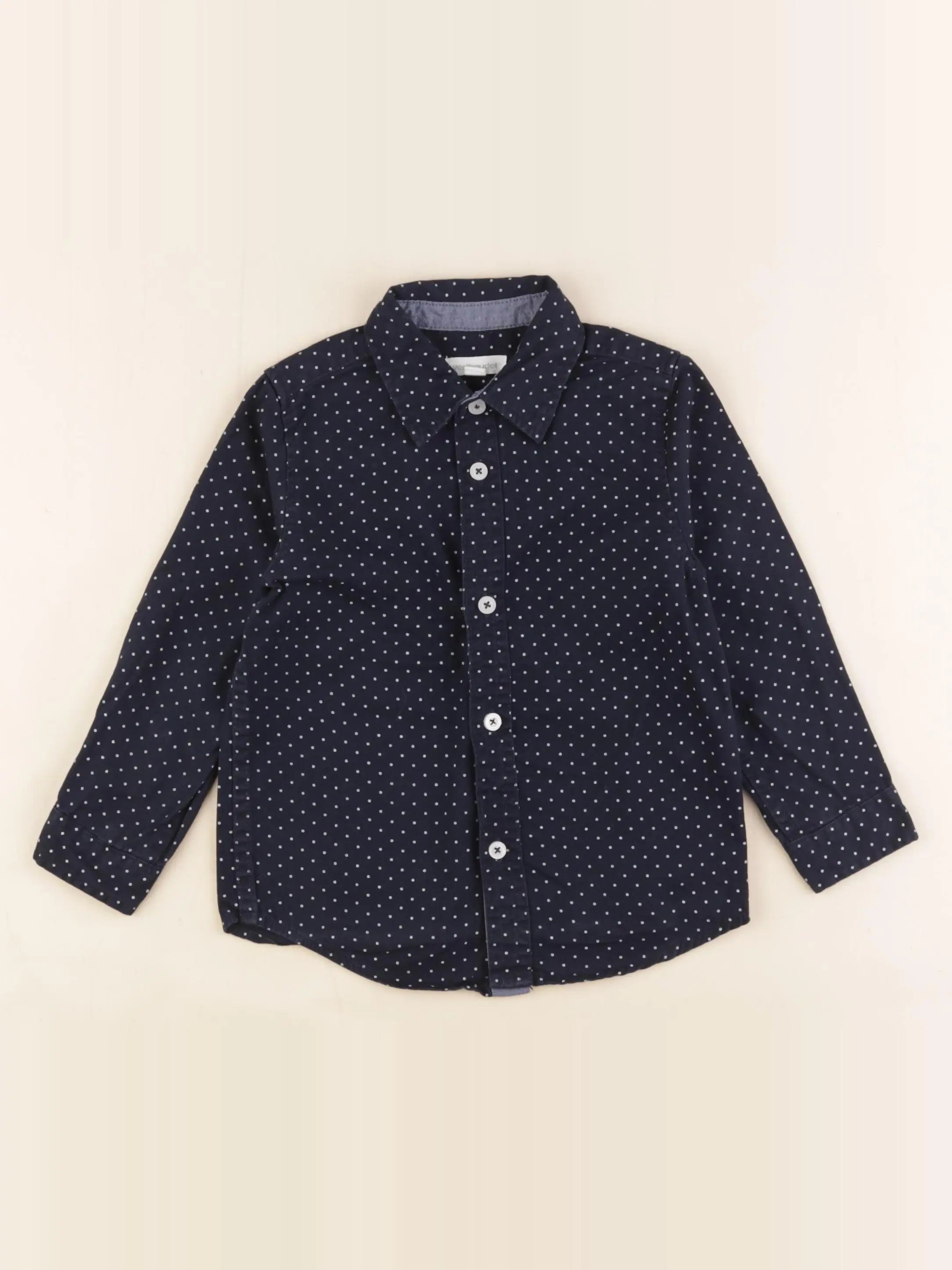 Vertbaudet - chemise bleu - 3 ans