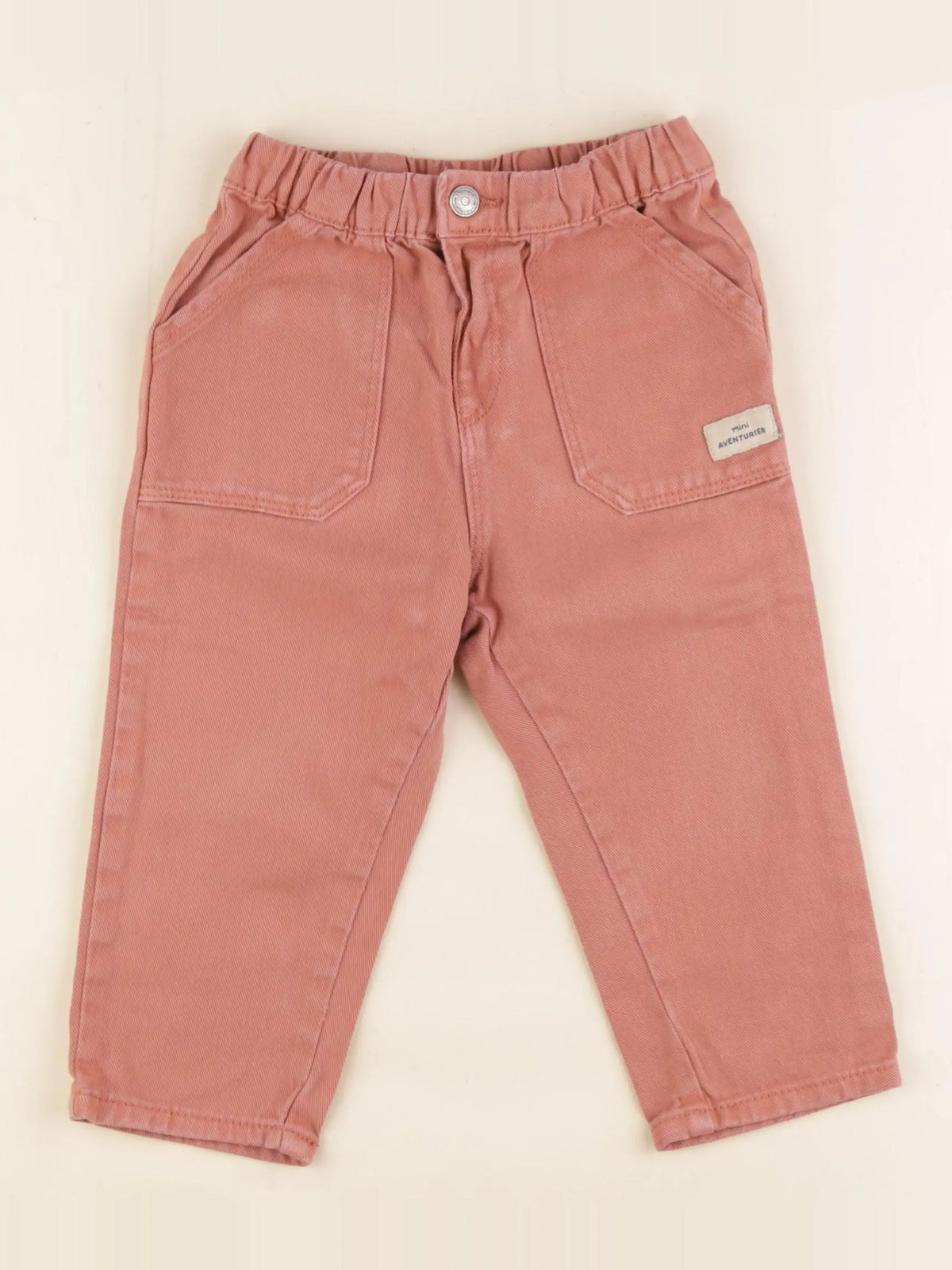 Tape à l'oeil - jean orange - 24 mois