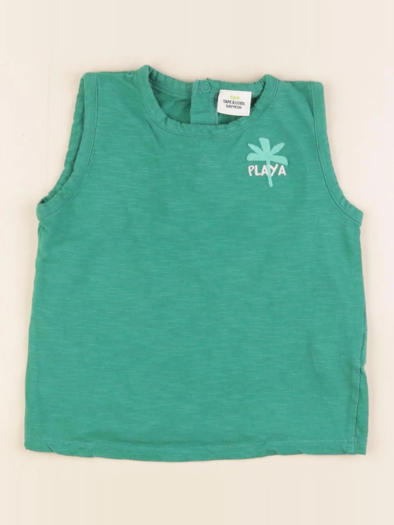 Tape à l'oeil - débardeur vert - 36 mois