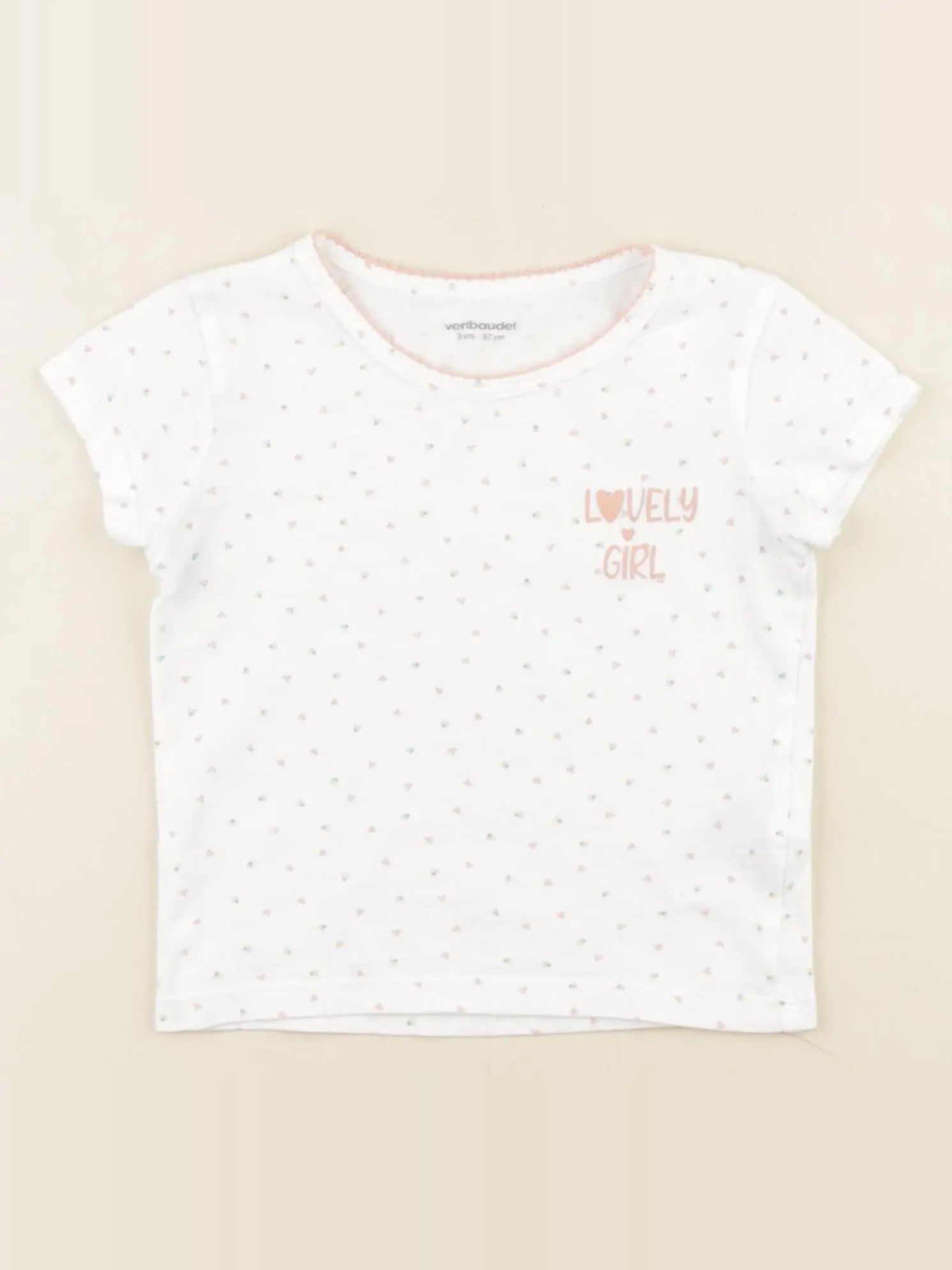 Vertbaudet - maillot de corps multicolore - 3 ans