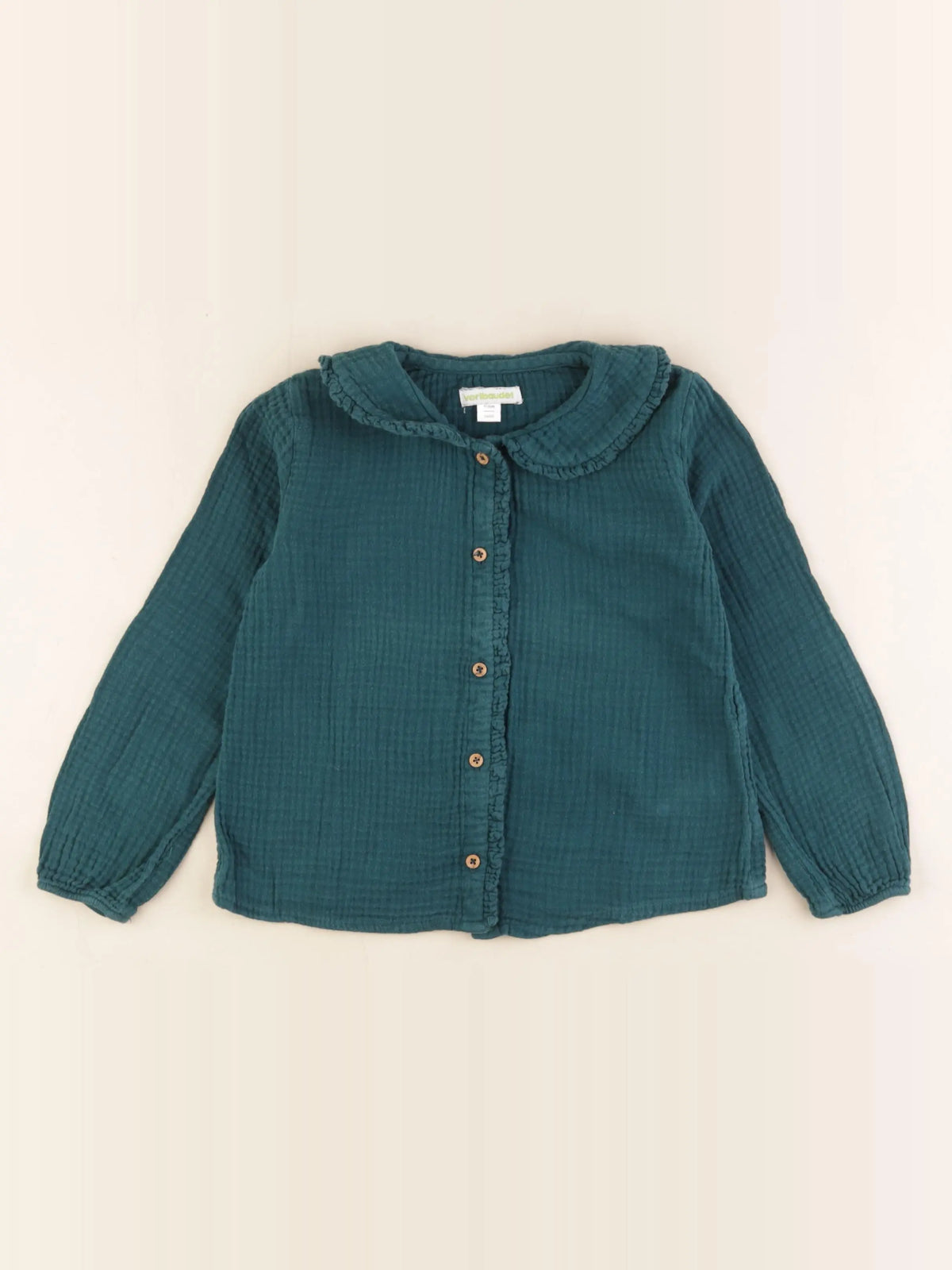 Vertbaudet - blouse vert - 5 ans