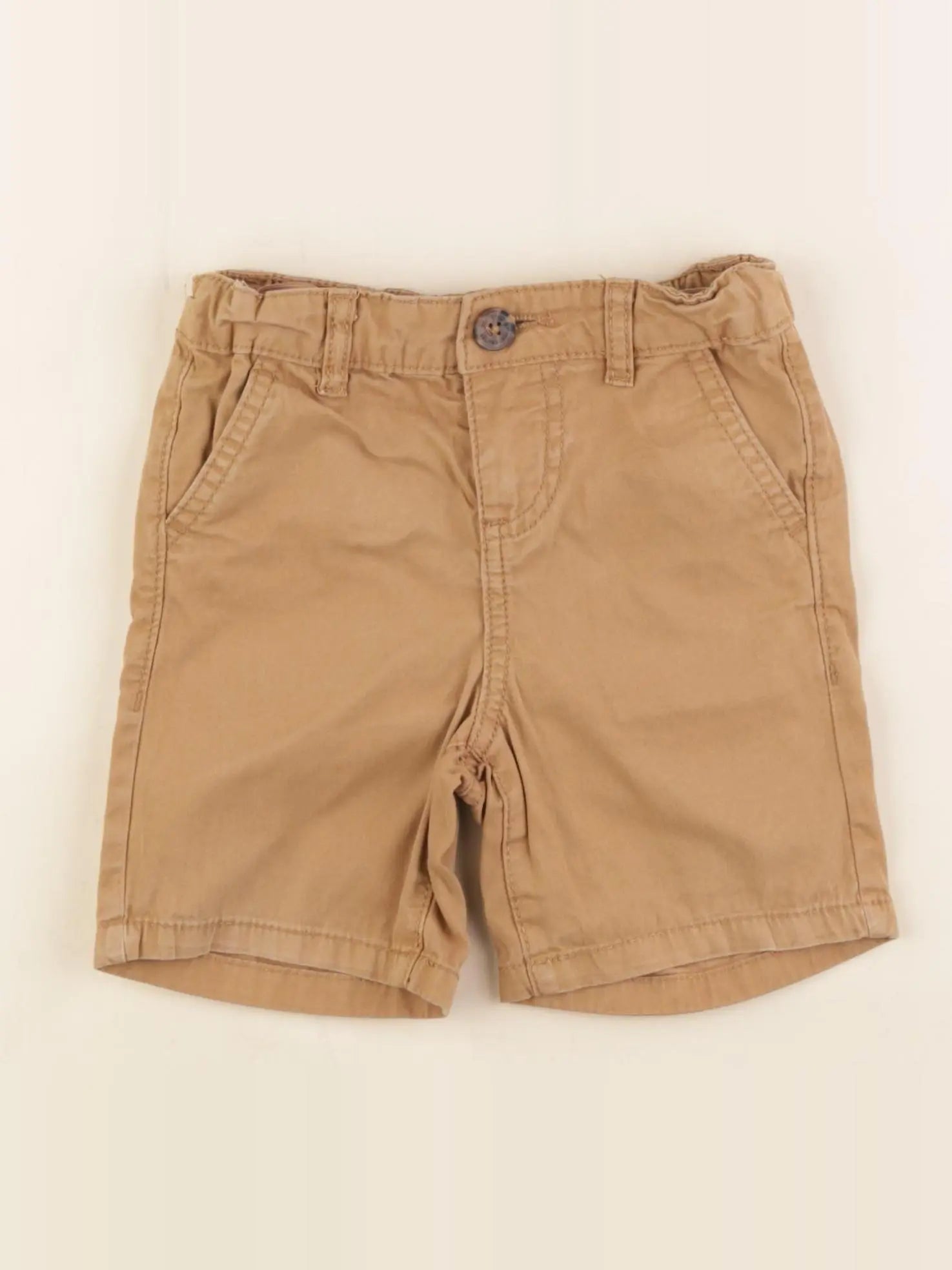 Vertbaudet - short marron - 2 ans