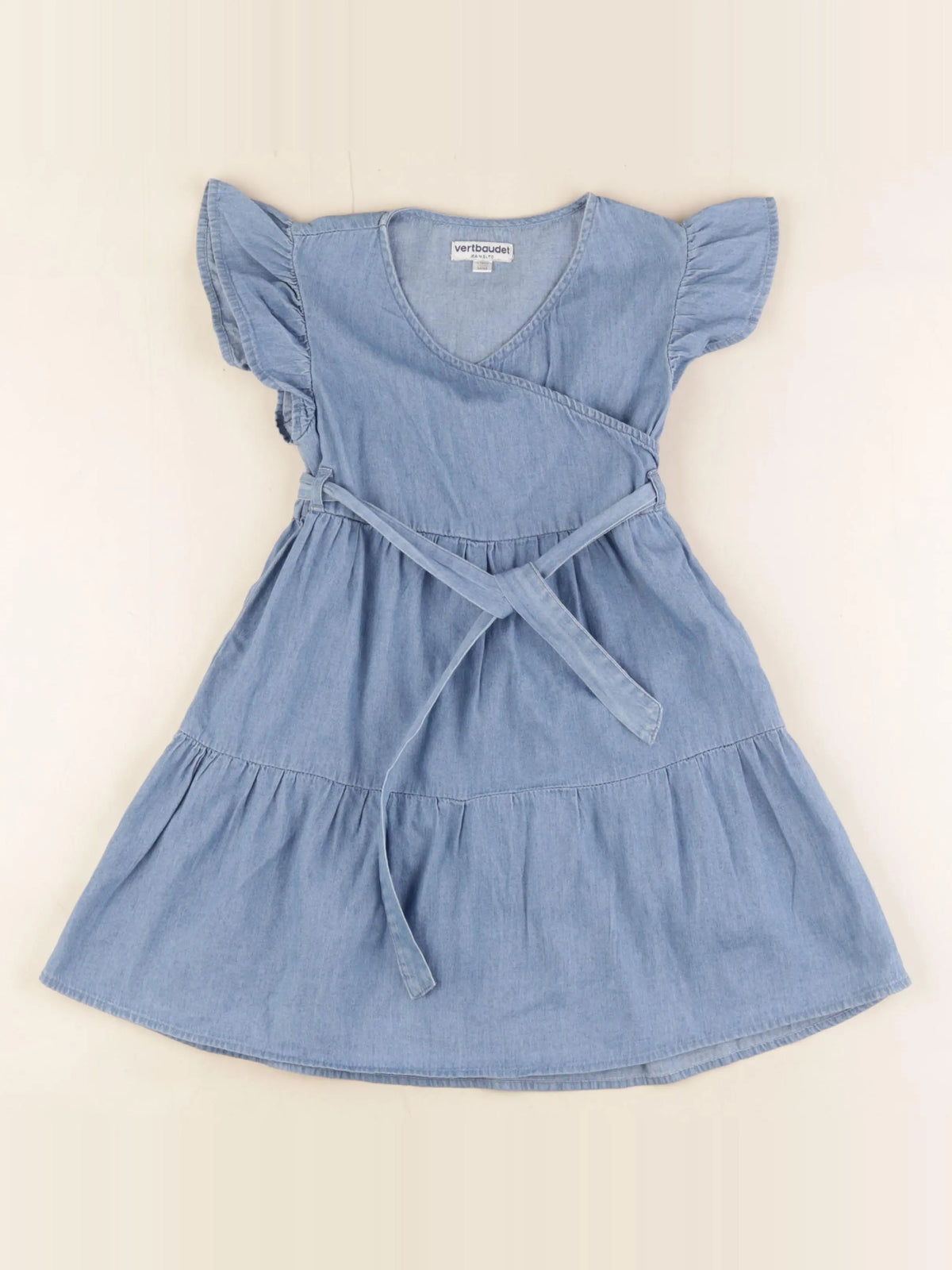 Vertbaudet - robe bleu - 5 ans