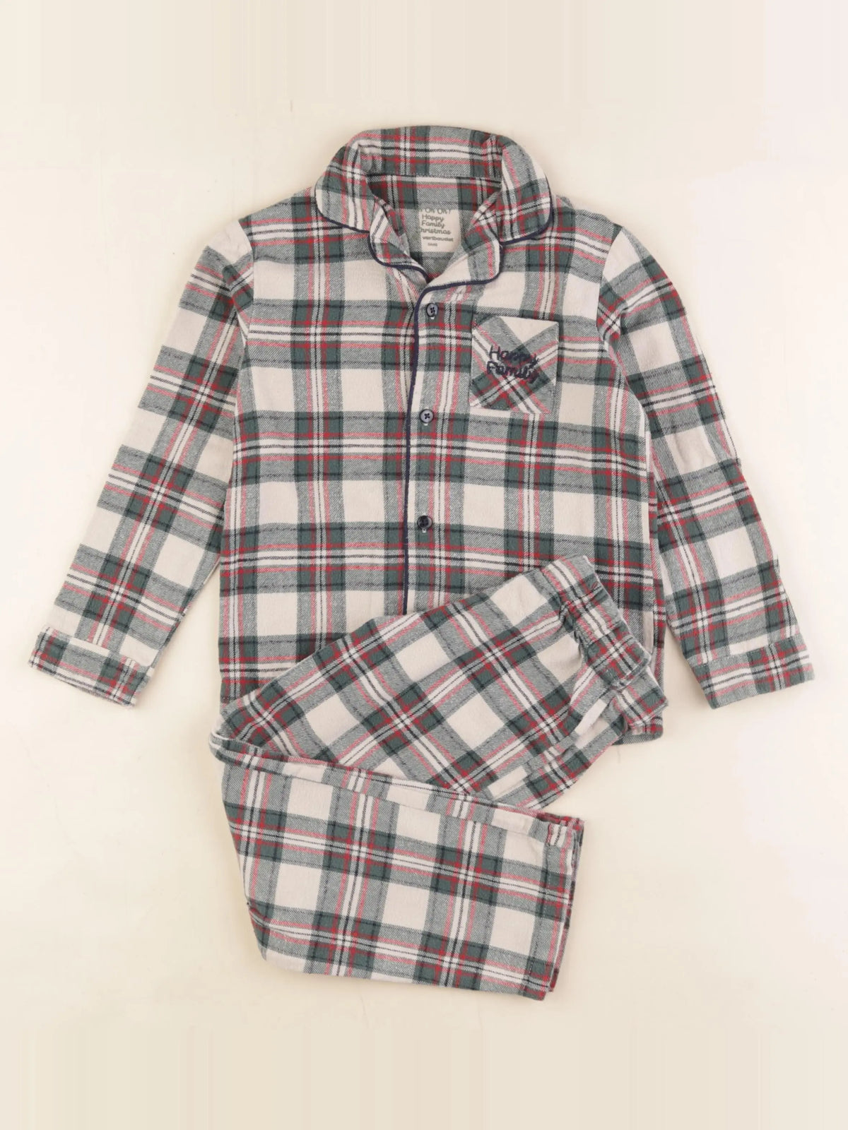Vertbaudet - pyjama coton multicolore - 5 ans