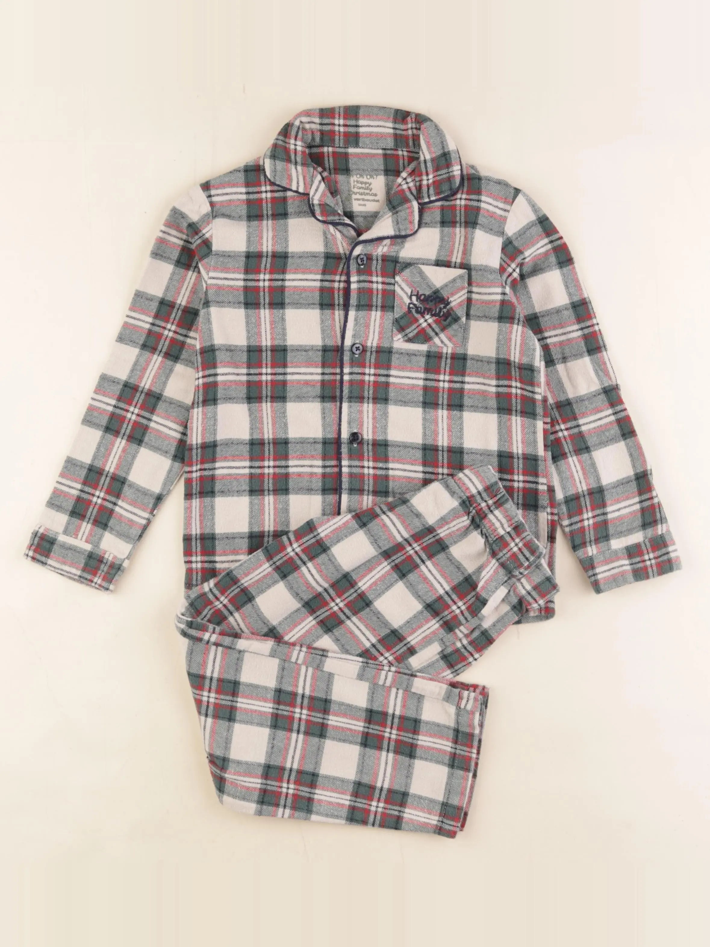 Vertbaudet - pyjama coton multicolore - 5 ans