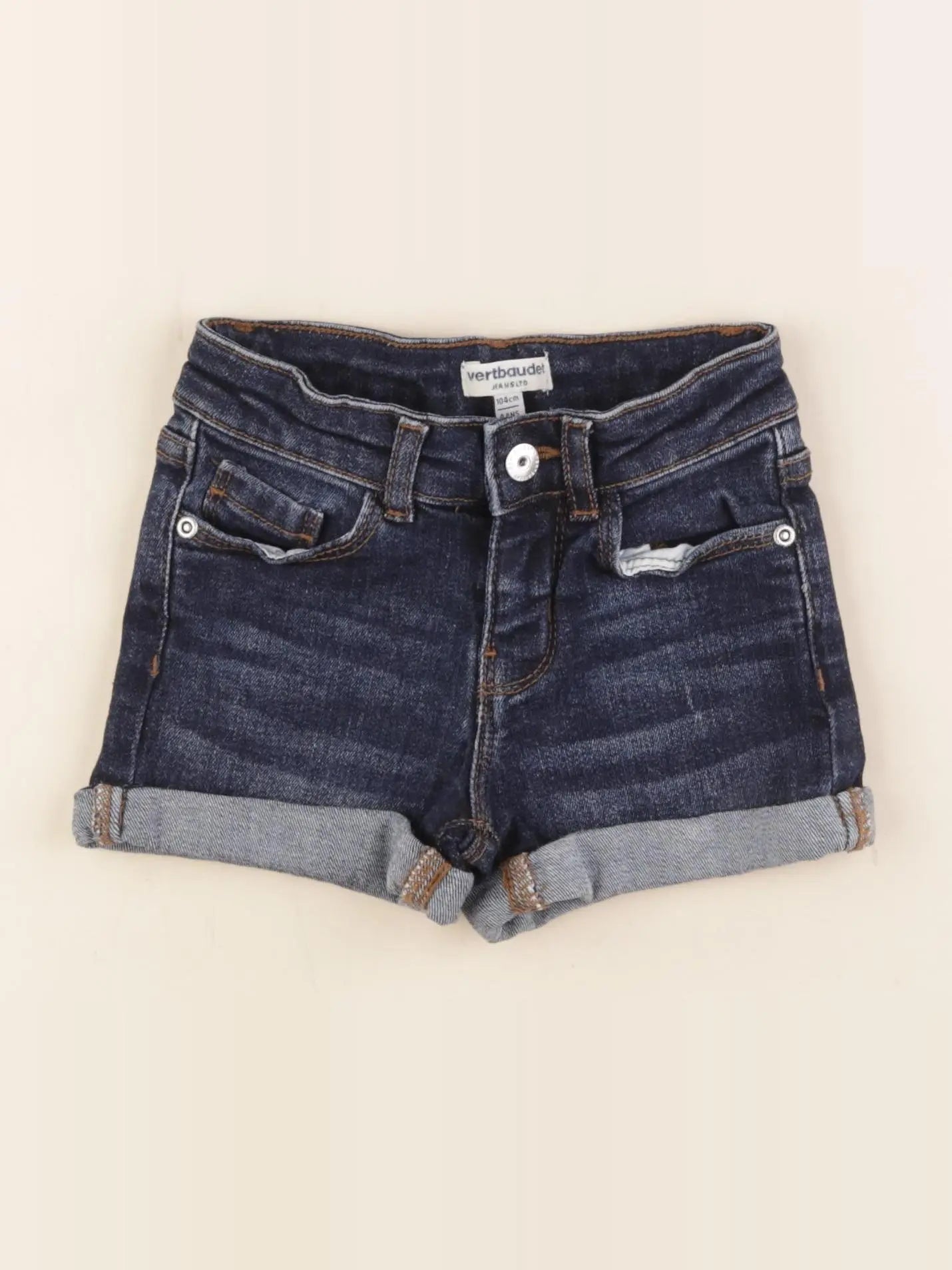 Vertbaudet - short bleu - 4 ans