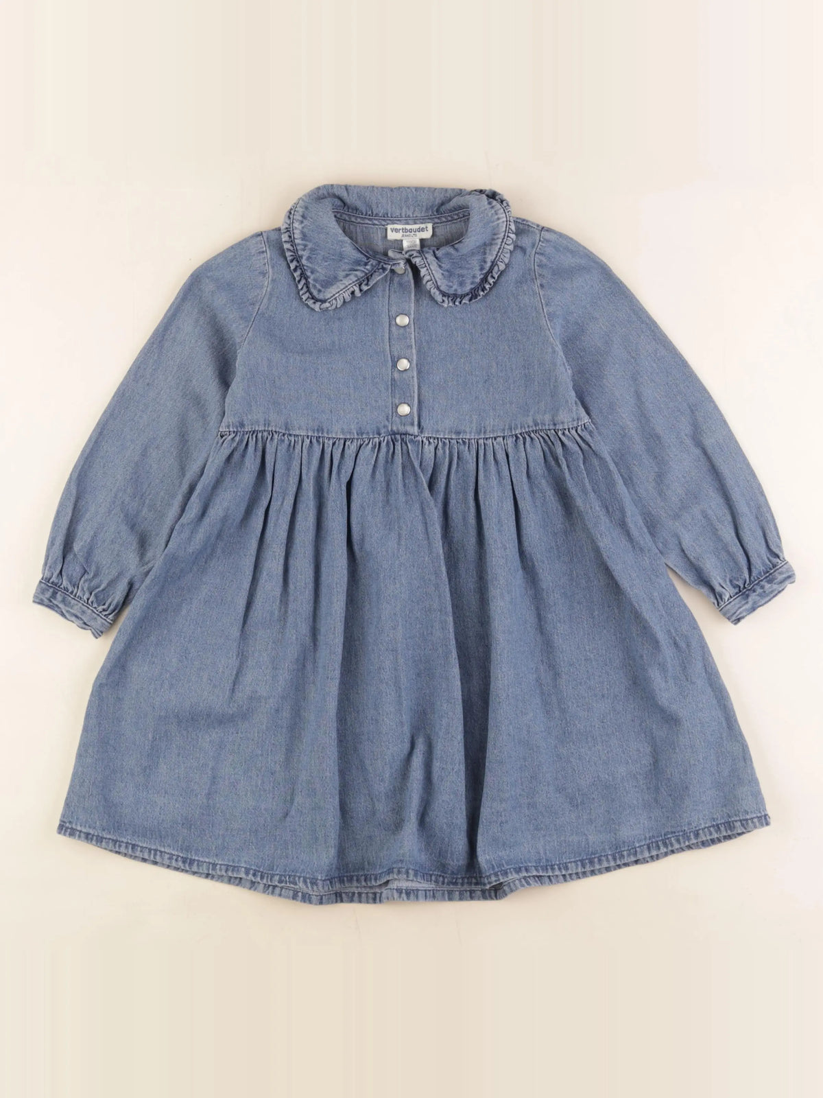 Vertbaudet - robe bleu - 5 ans