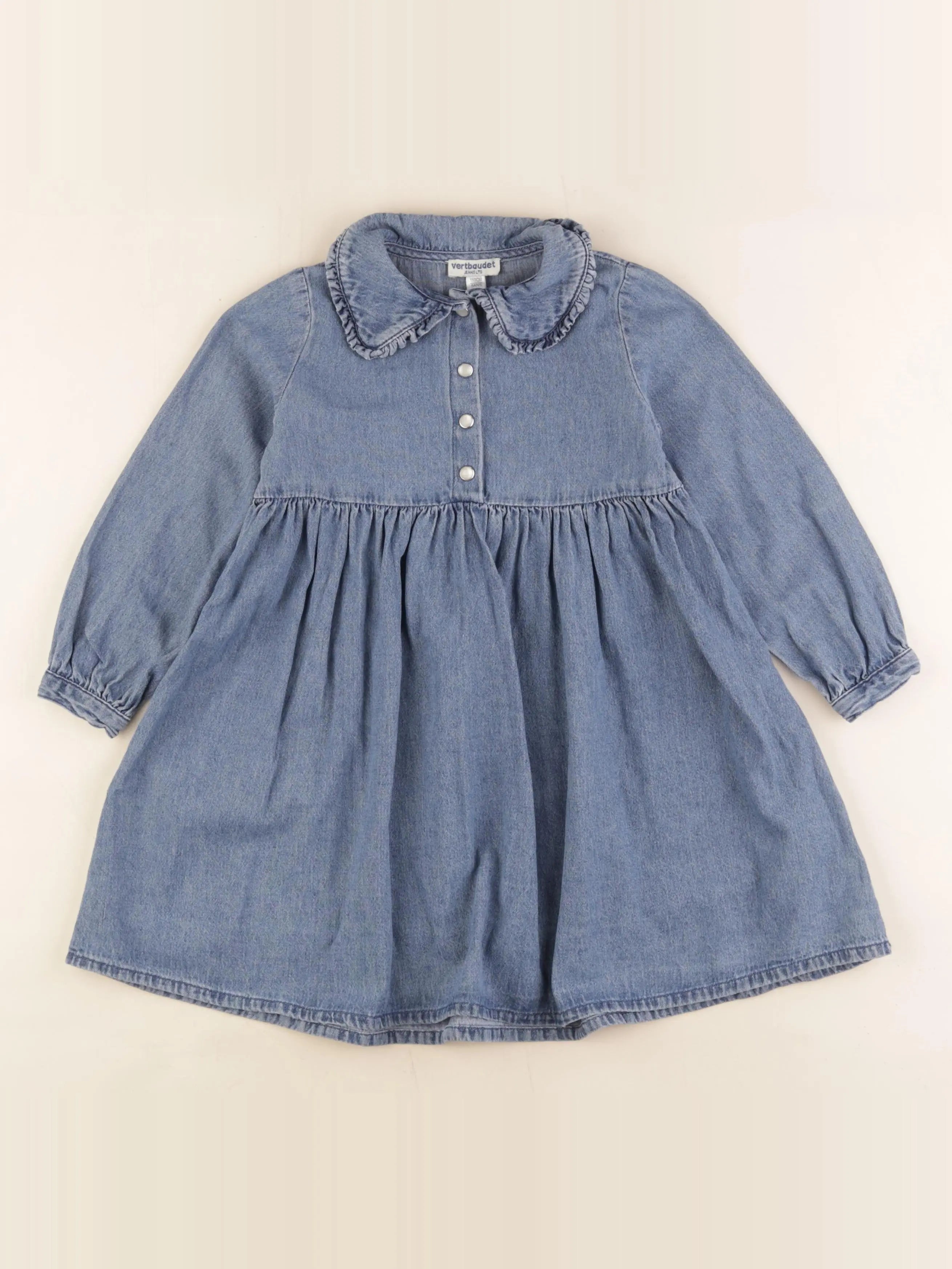 Vertbaudet - robe bleu - 5 ans